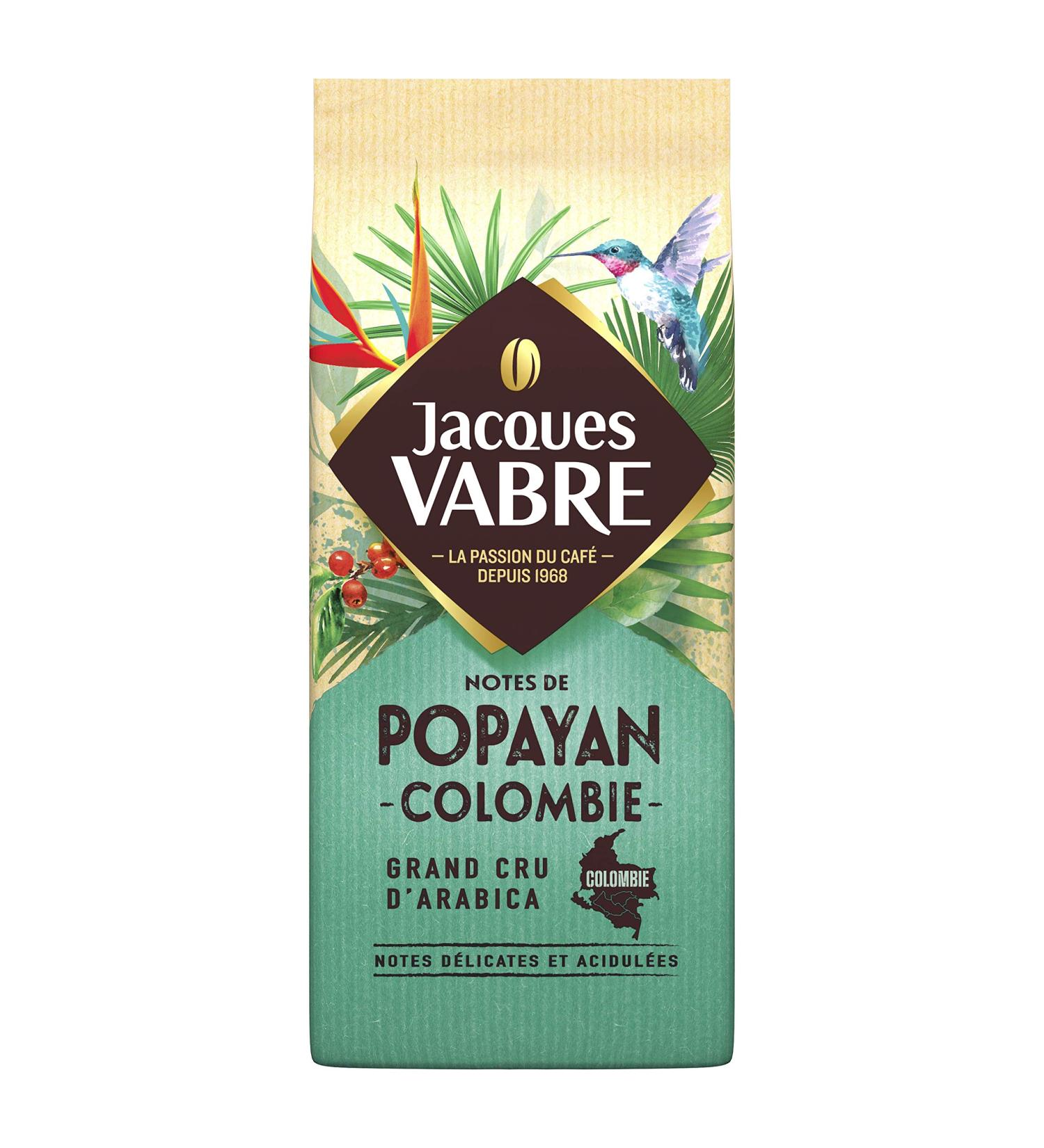 JACQUES VABRE Ground Coffee Origin Popay n 250g - Pack of 4 - Buy Online on GoSupps.com