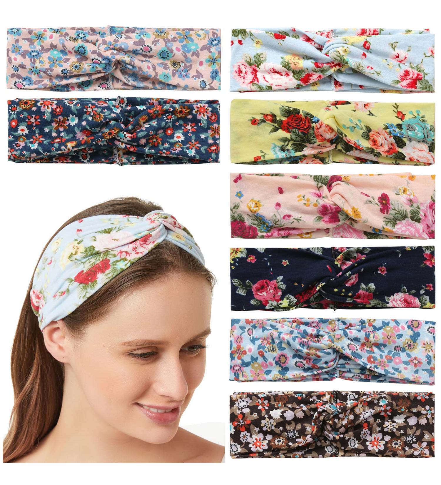 ADRIONE Thick Headbands for Women - 8 Pack | Classic Style - Buy Online on GoSupps.com