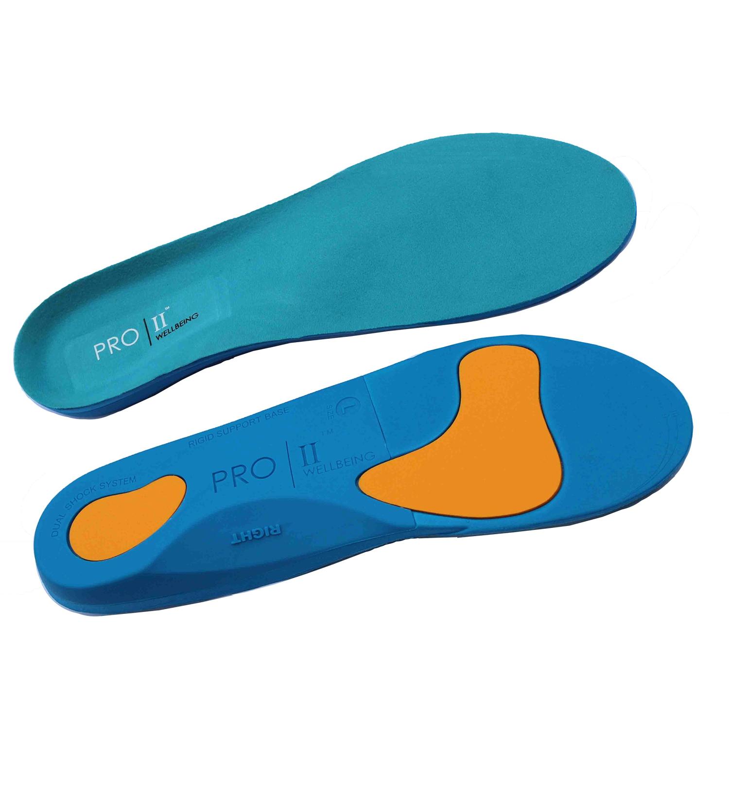 Pro11 Wellbeing Orthopedic Insoles for Sports & Work Boots | Size 7-8.5 M - Optimal Comfort & Support - Buy Online on GoSupps.com