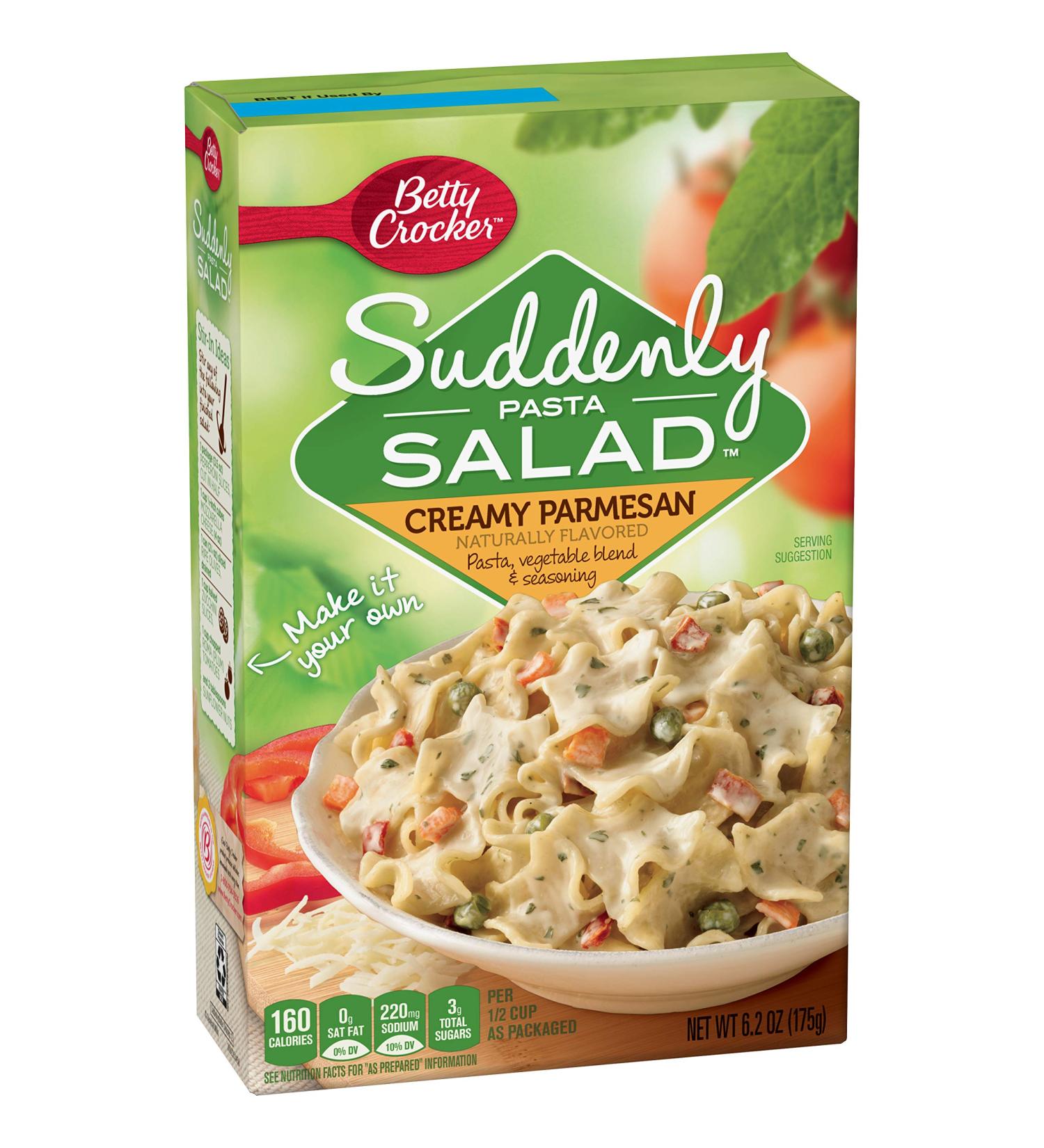 Betty Crocker Suddenly Salad Creamy Parmesan Pasta Salad 6.2 Oz Box - Delicious Dry Meal Mix - Buy Online on GoSupps.com