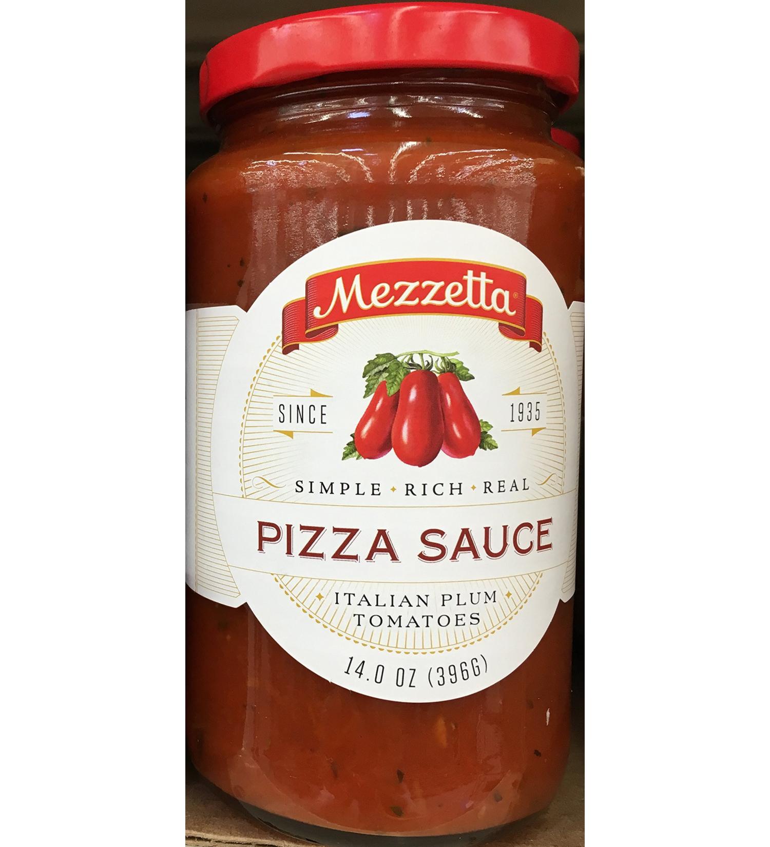Mezzetta Italian Plum Tomato Pizza Sauce 14 oz Jar - Pack of 3 - Buy Online on GoSupps.com