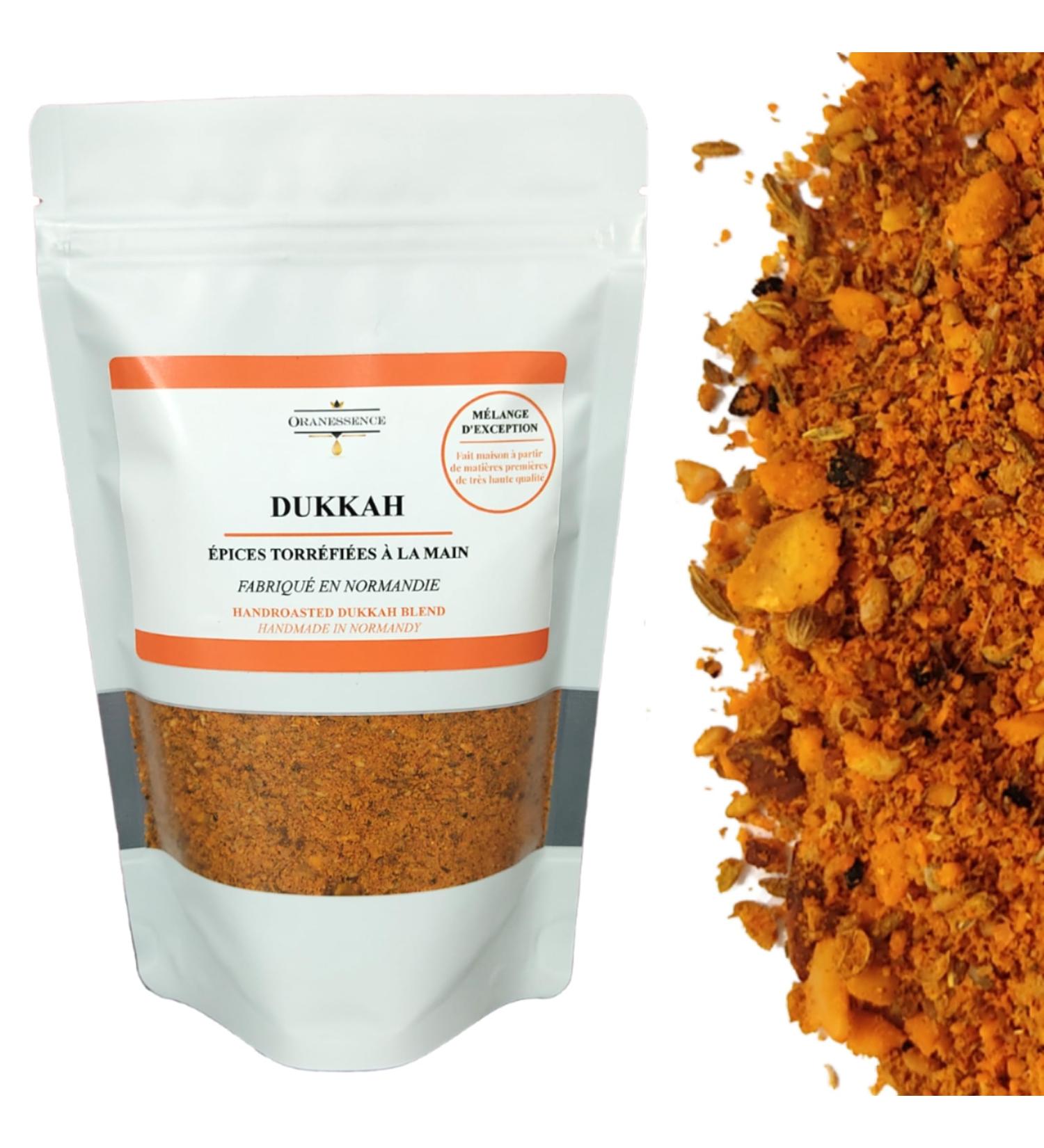 Dukkah Spices (200g) - Handmade in Normandy - Exceptional Blend - No Additives, No Coloring, No Preservatives, Non-Irradiated