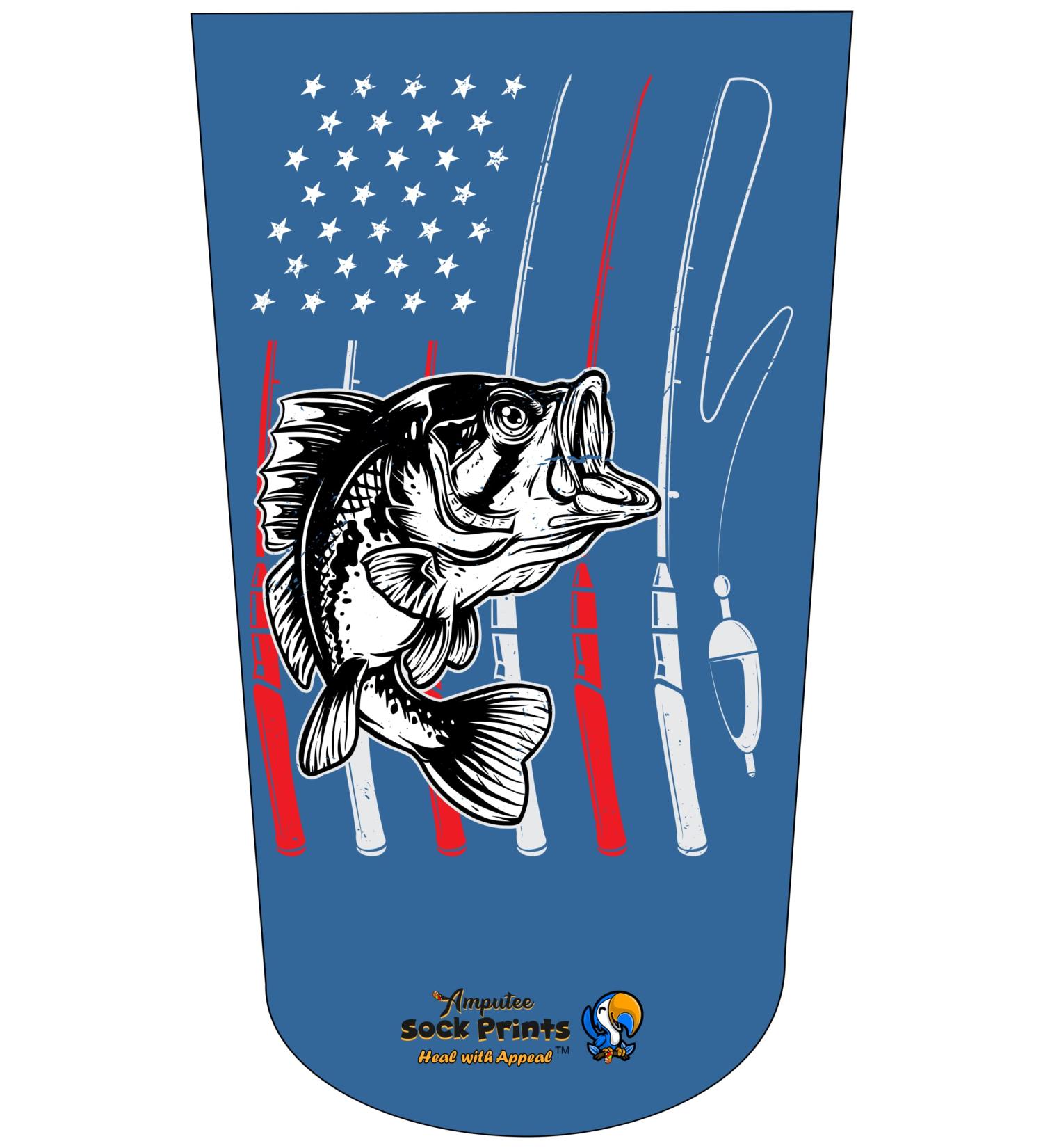 Heal with Appeal Amputee Stump Sock - American Flag V1 3Ply - Buy Online on GoSupps.com