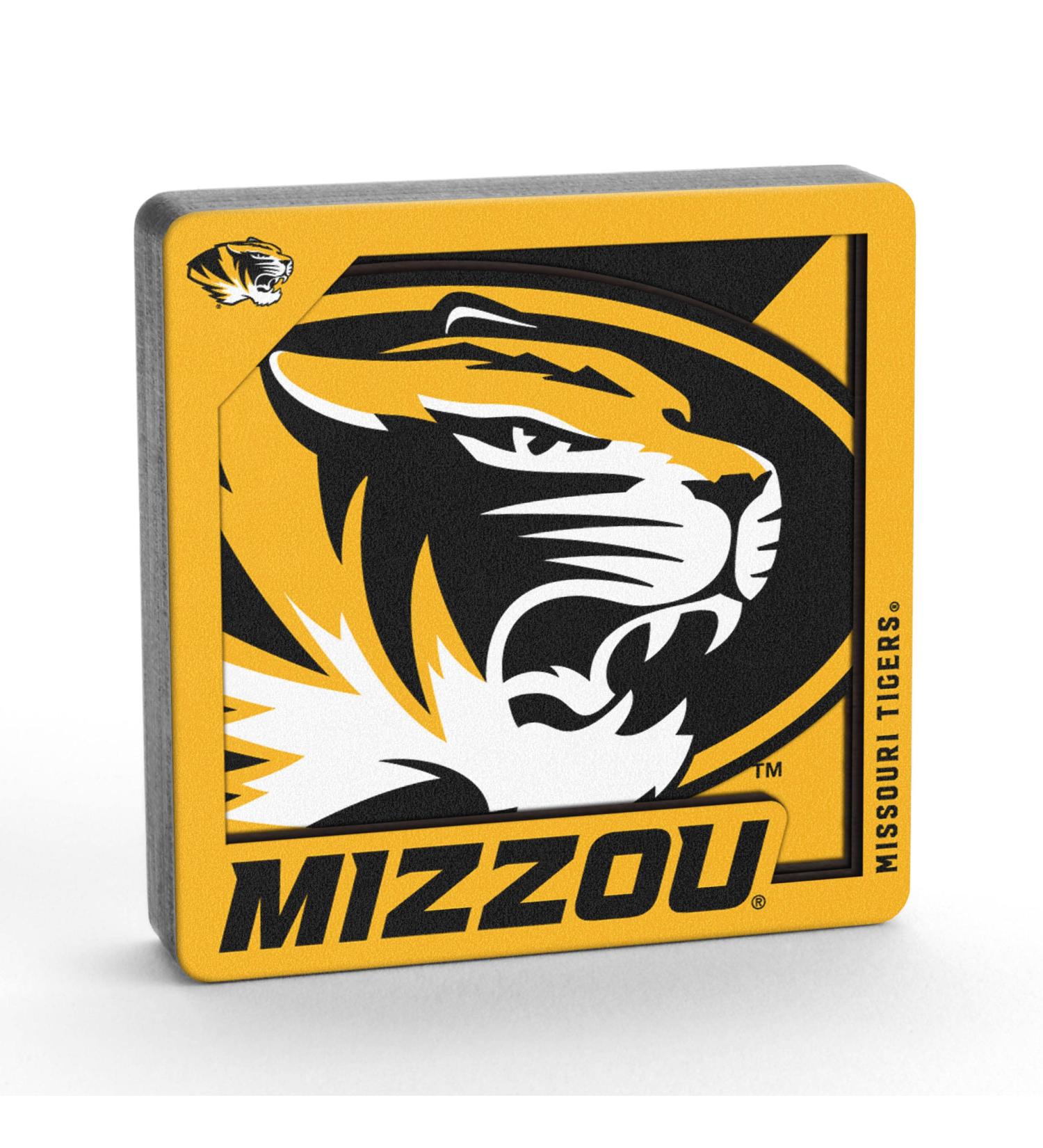 YouTheFan NCAA 3D Logo Magnet - Missouri Tigers | Official Team Merchandise | Shop Internationally - Buy Online on GoSupps.com