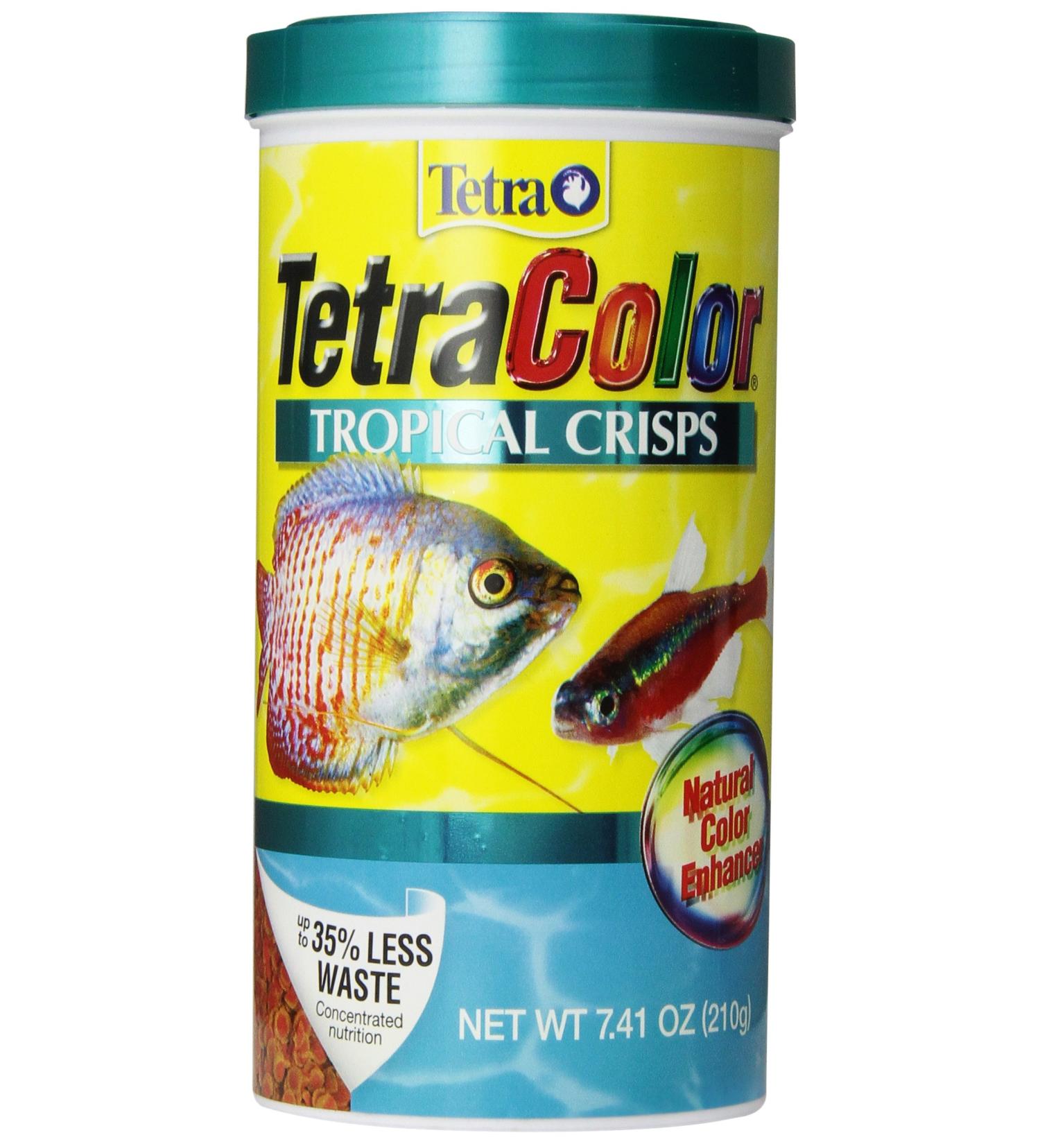 TetraColor Tropical Crisps Fish Food 7.41 Ounces With Natural Color Enhancer 210 g (Pack of 1) - Buy Online on GoSupps.com