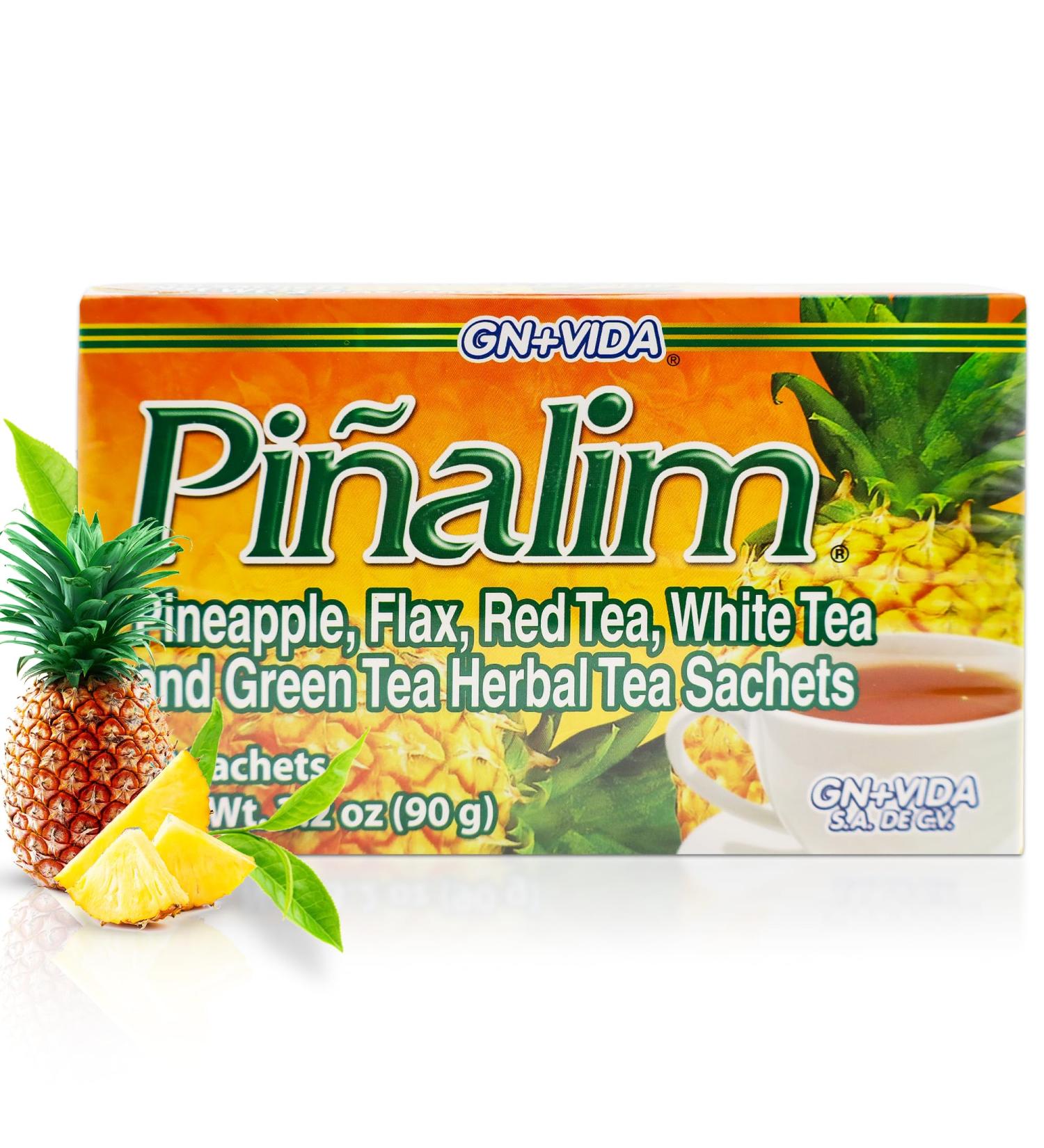 Pinalim Te De Pina Gn+vida USA Pinalim Pineapple Tea Extra Strength 30 Count (Pack of 1) - Buy Online on GoSupps.com