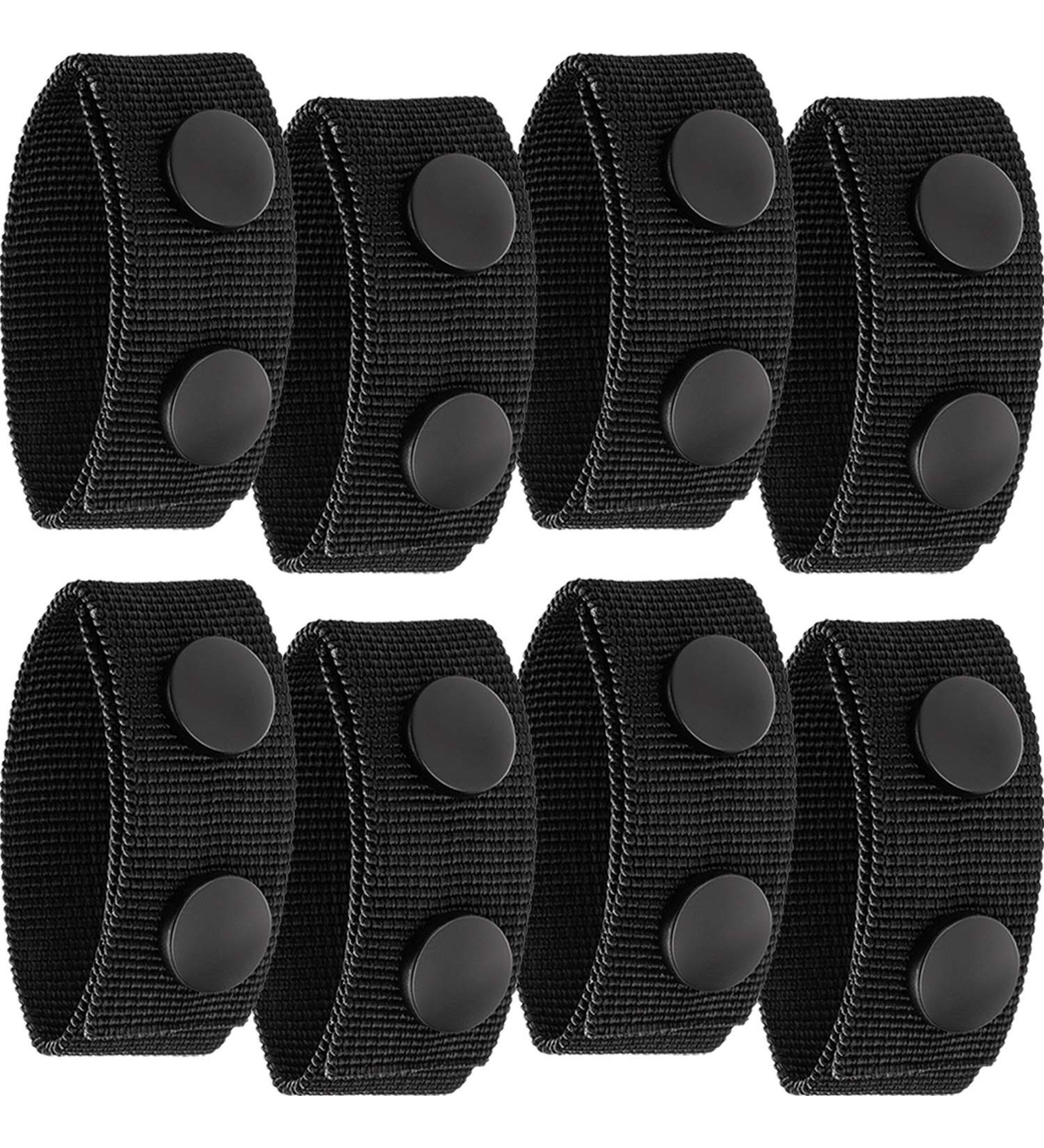 WILLBOND Belt Keeper Double Snaps Belt Keeper for Outdoor Sports Belt Fixing (8 Pieces) - Buy Online on GoSupps.com