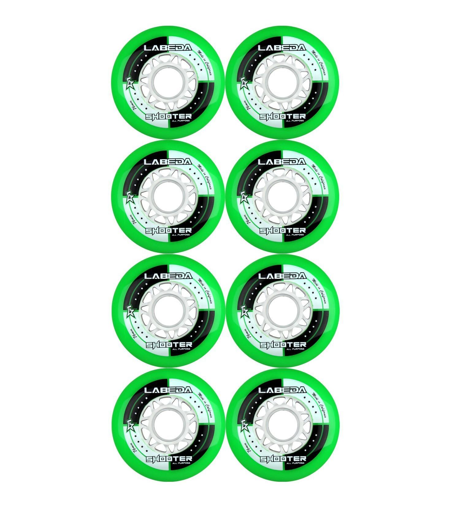 Labeda Wheels Inline Roller Hockey Shooter 8 Pack 76mm