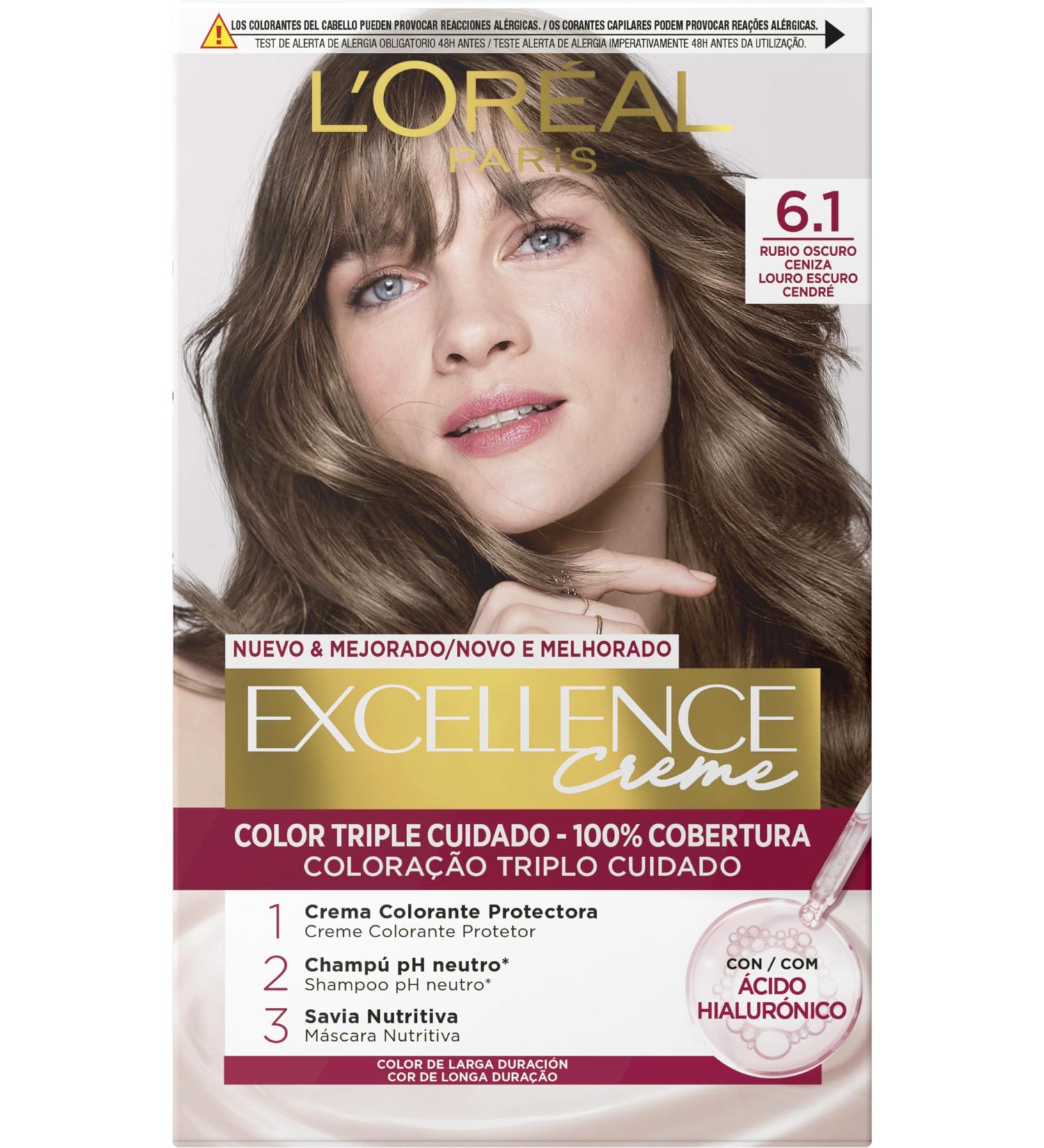 L'Or al Paris Excellence Crema N.6.1 - 155G | International Shipping | 1 Pack - Buy Online on GoSupps.com