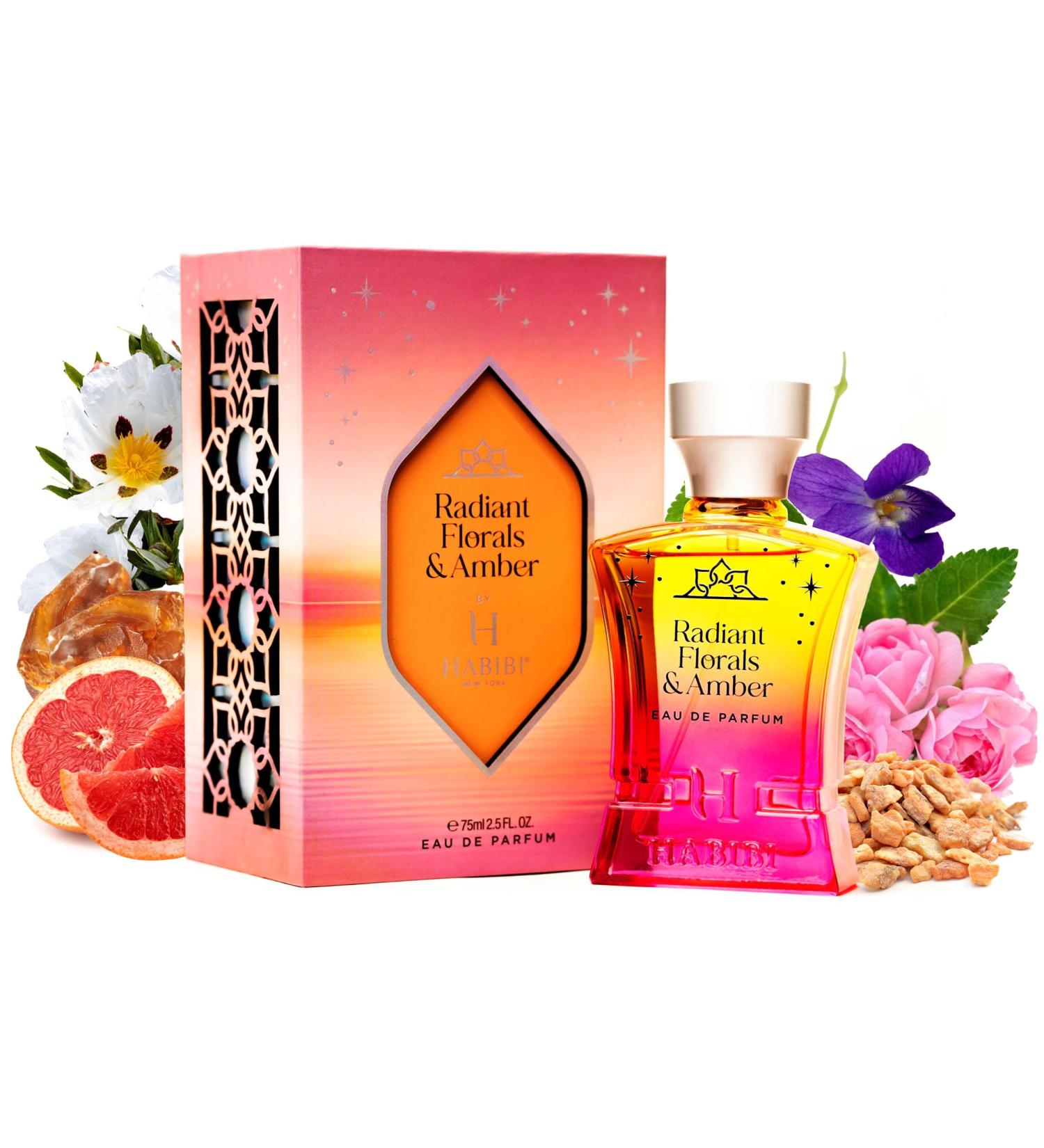 Radiant Florals & Amber Musk Long-Lasting Arabian Perfumes for Women Eau De Parfum For Women (2.5 Oz) Fresh Soft Seductive Notes Of Violet Rose & Jasmine Valentine s Day Gifts For Her - Buy Online on GoSupps.com