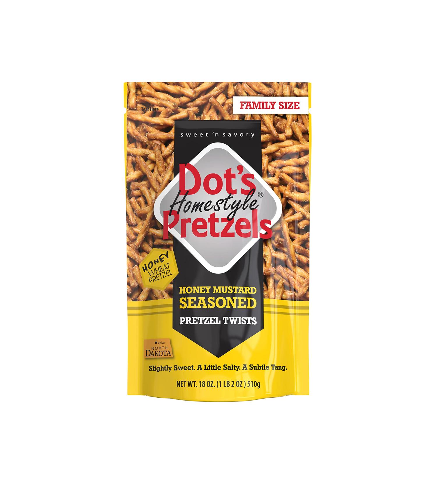 Dotâ€™s Homestyle Honey Mustard Pretzel Twists - 18oz Family Size - Buy Online on GoSupps.com