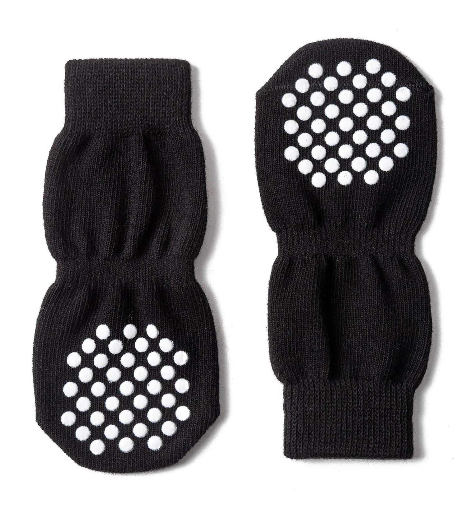 AKOPAWON Anti-Slip Socks for Dogs & Cats | 4-Piece Paw Protection - Rubber Reinforcement S-5XL - Buy Online on GoSupps.com