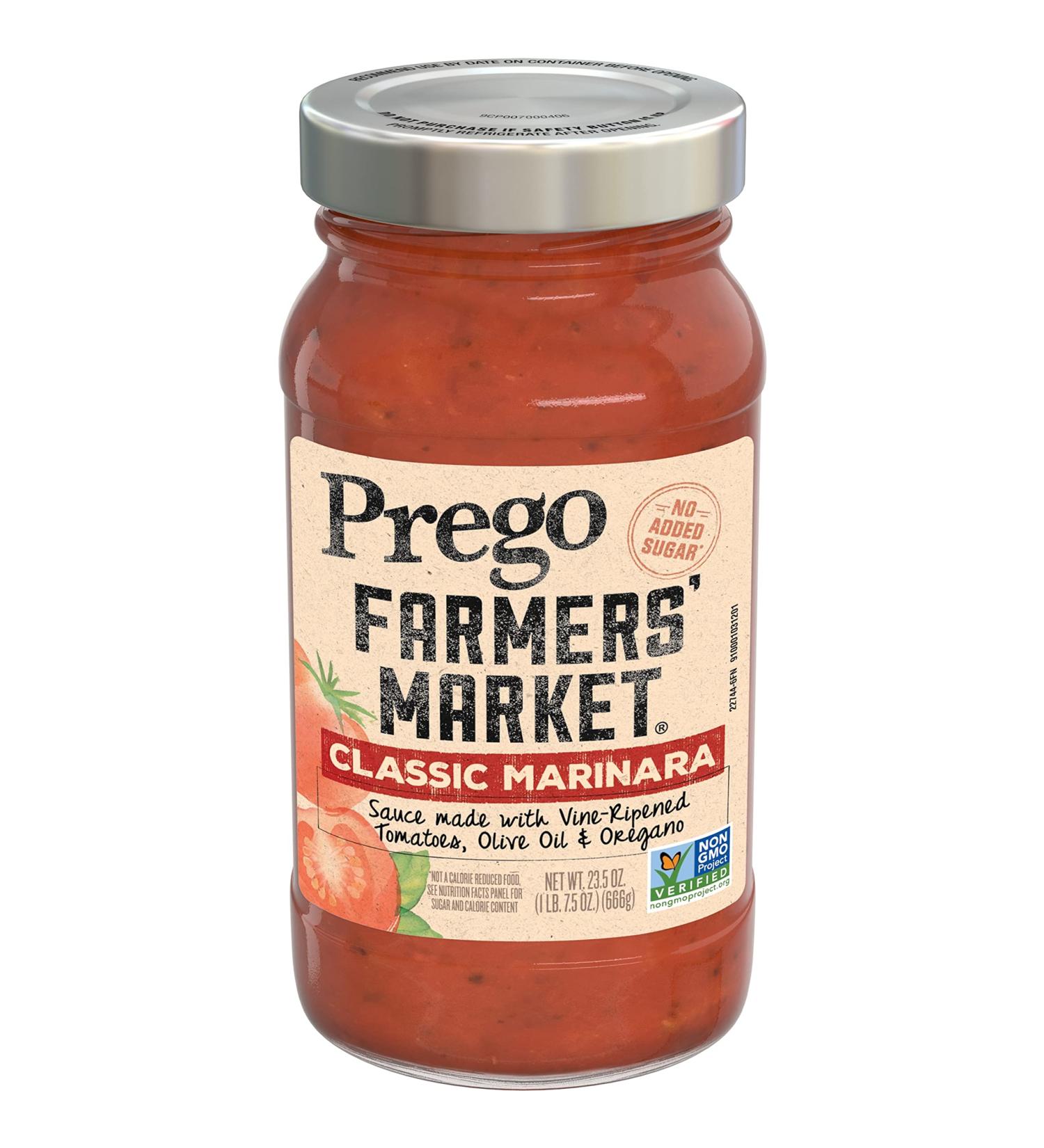 Prego Farmers' Market Classic Marinara 23.5 oz. (6 Pack) - Fresh Ingredients, Authentic Flavor - Buy Online on GoSupps.com