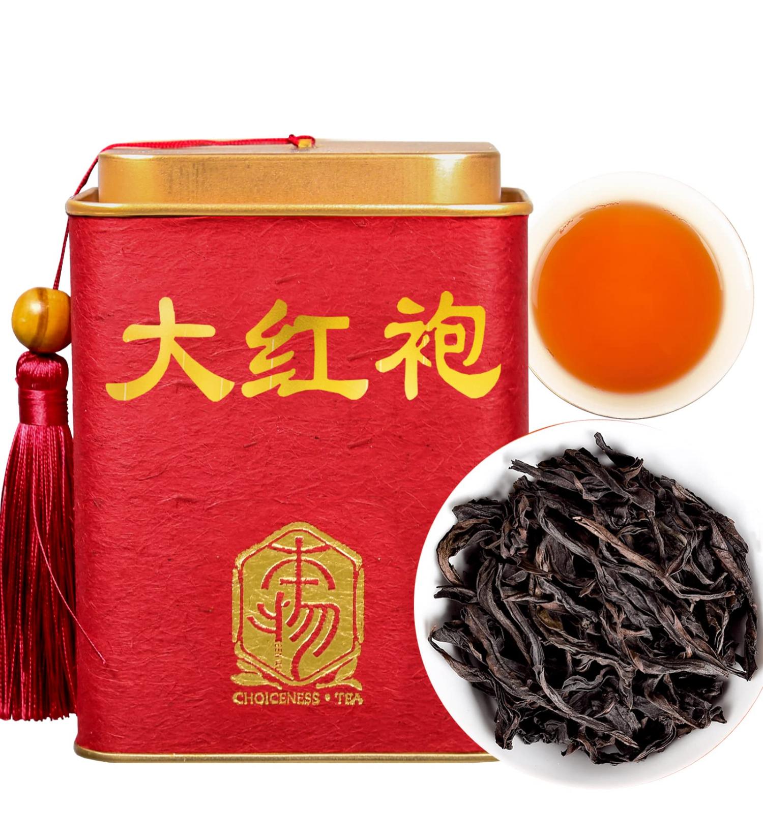 XIXICHA Dahongpao Oolong Tea 4.23oz - Premium Chinese Wuyi Mountain Big Red Robe Loose Leaf Tea | Strong Floral Fragrance - Buy Online on GoSupps.com