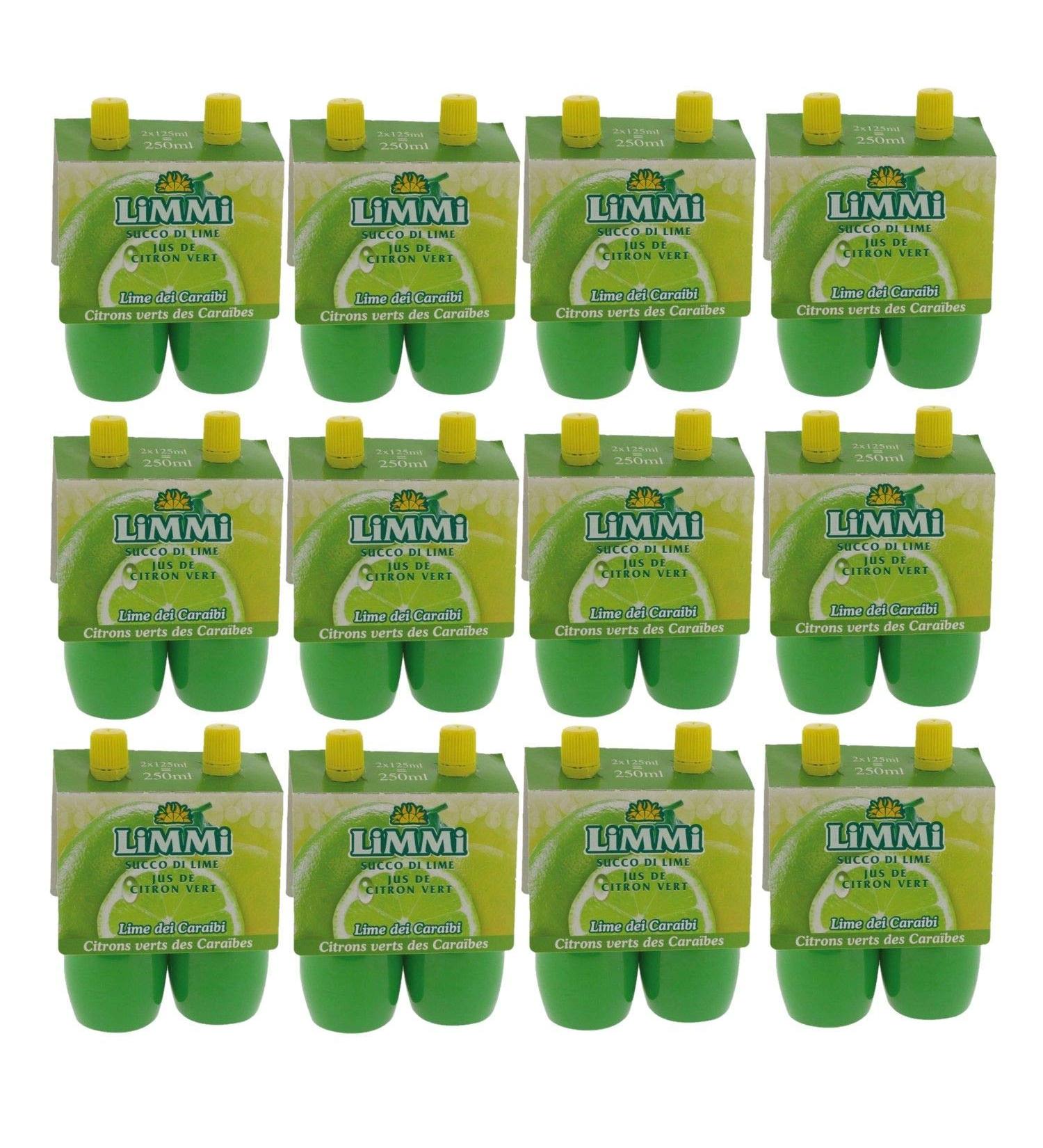 Lot 12x Squeezed lime juice - Limmi - 2 bottles 125ml