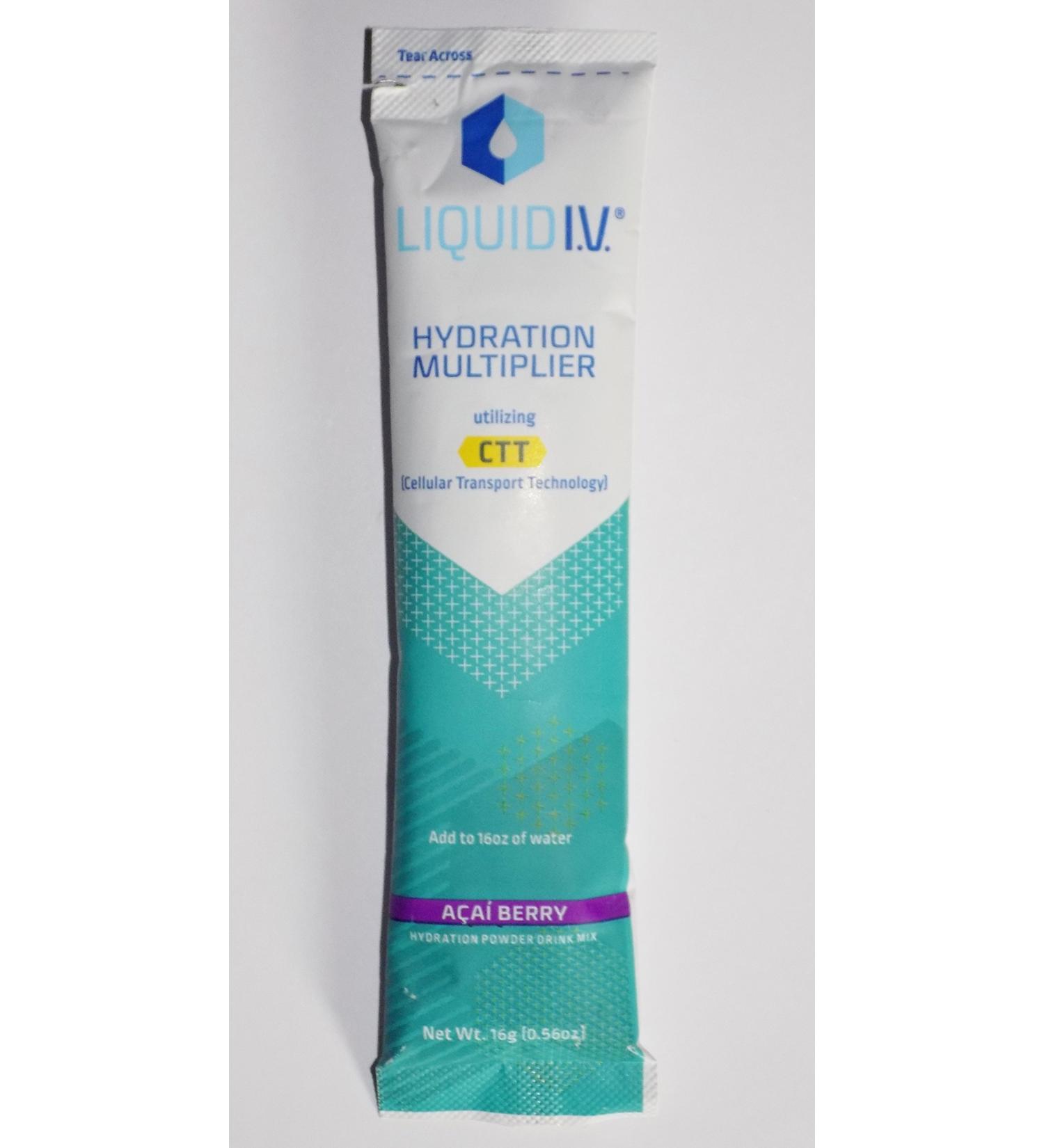 Liquid IV Acai Berry Hydration Multiplier Single, 0.56 OZ