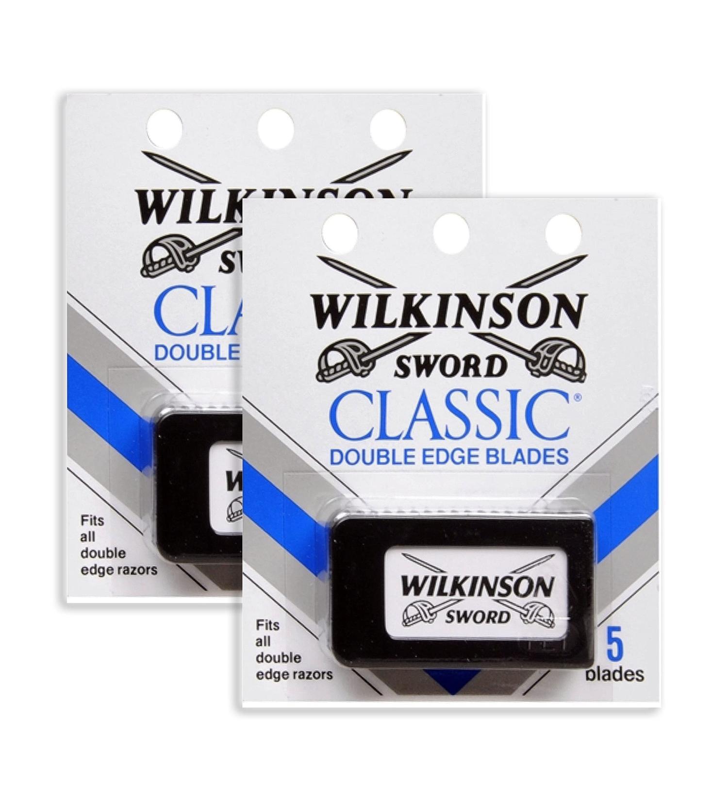 Wilkinson Sword Classic Double Edge Razor Blades (Pack of 2) - Smooth, Close Shave - Buy Online on GoSupps.com