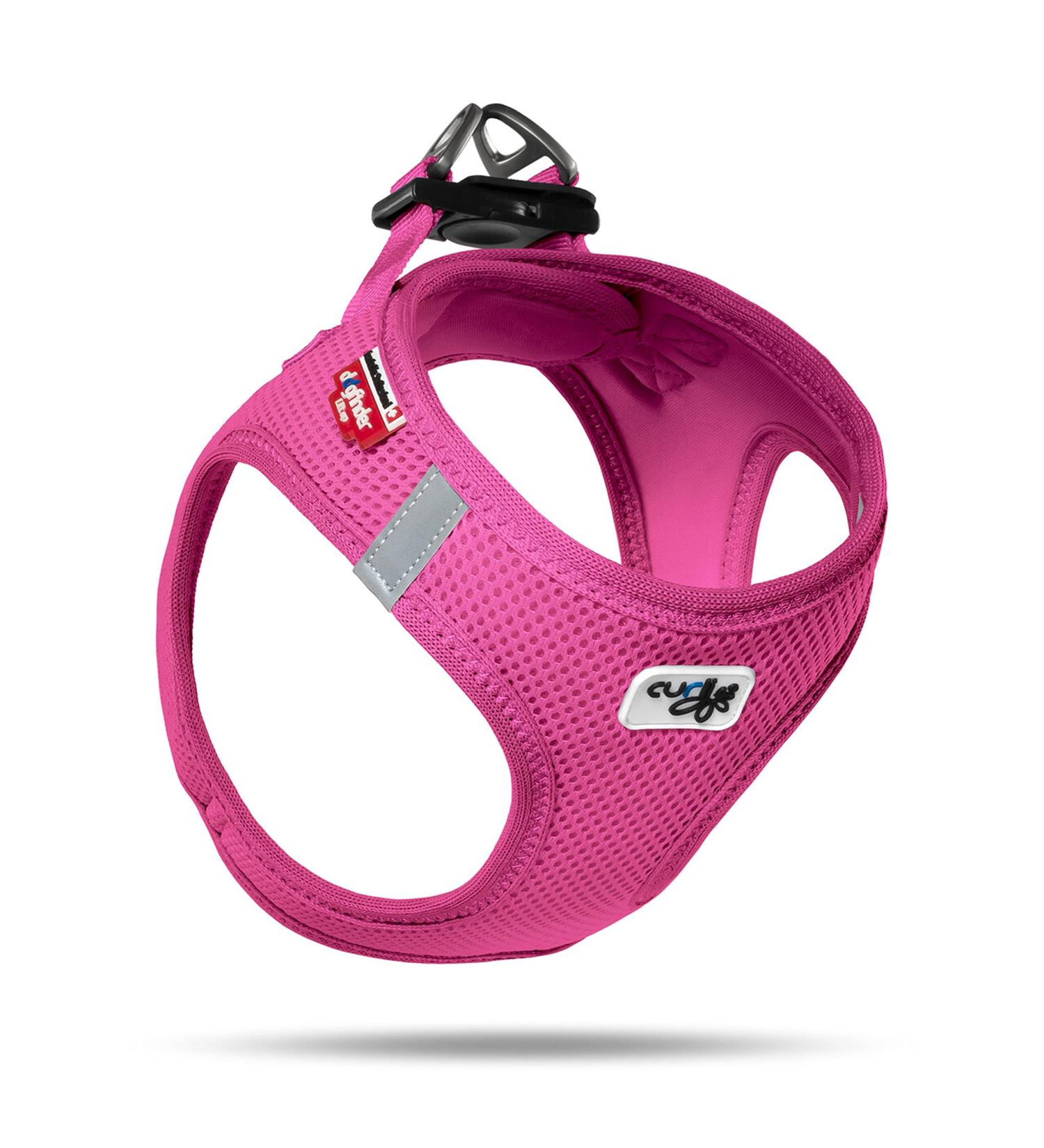 Buy Curli Vest Harness Air-Mesh Fuchsia M | Comfortable & Durable D-Ring Buckle for Dogs - Ships Internationally - Buy Online on GoSupps.com