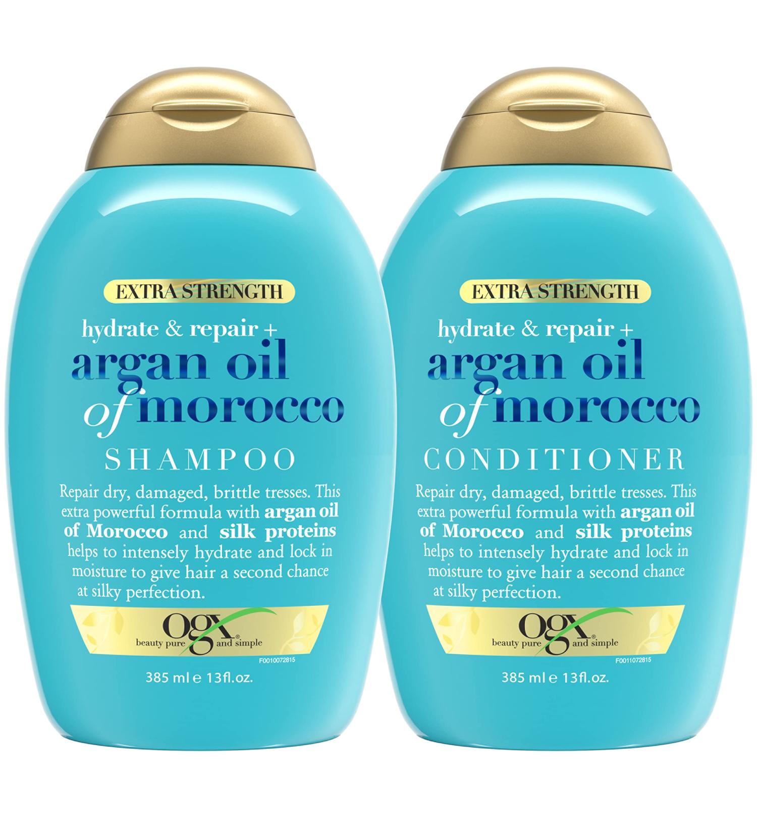 OGX Extra Strength Argan Oil of Morocco Shampoo & Conditioner Set 13 Fl Oz (2-Pack) - Buy Online on GoSupps.com