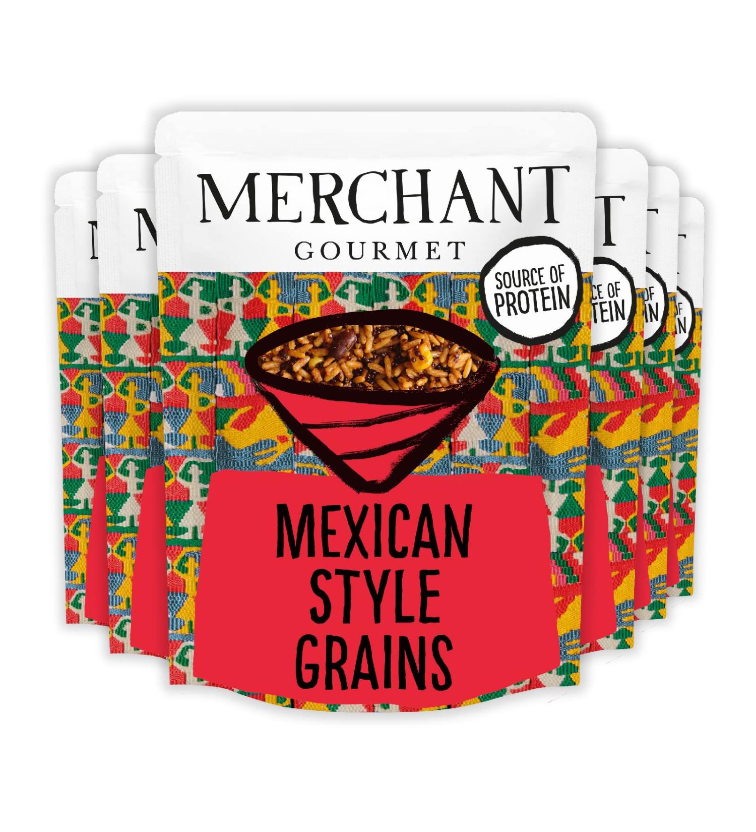 Merchant Gourmet 6 x 250g Mexican Style Spiced Cereal Sachets - Buy Online on GoSupps.com