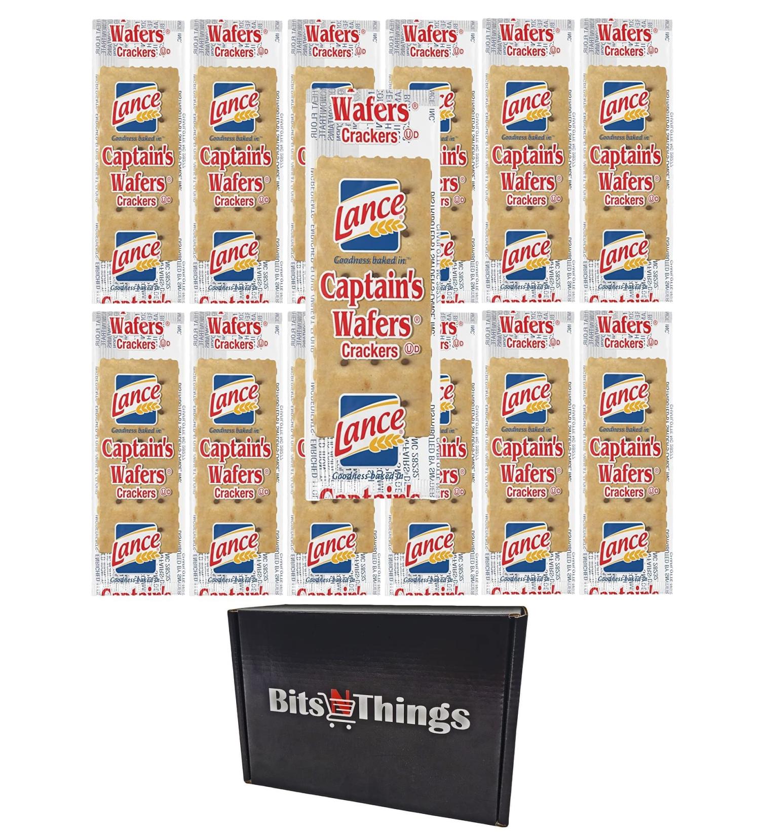 Lance Captain's Wafers Crackers - 2 Crackers per Pouch - 50 Pack - Buy Online on GoSupps.com