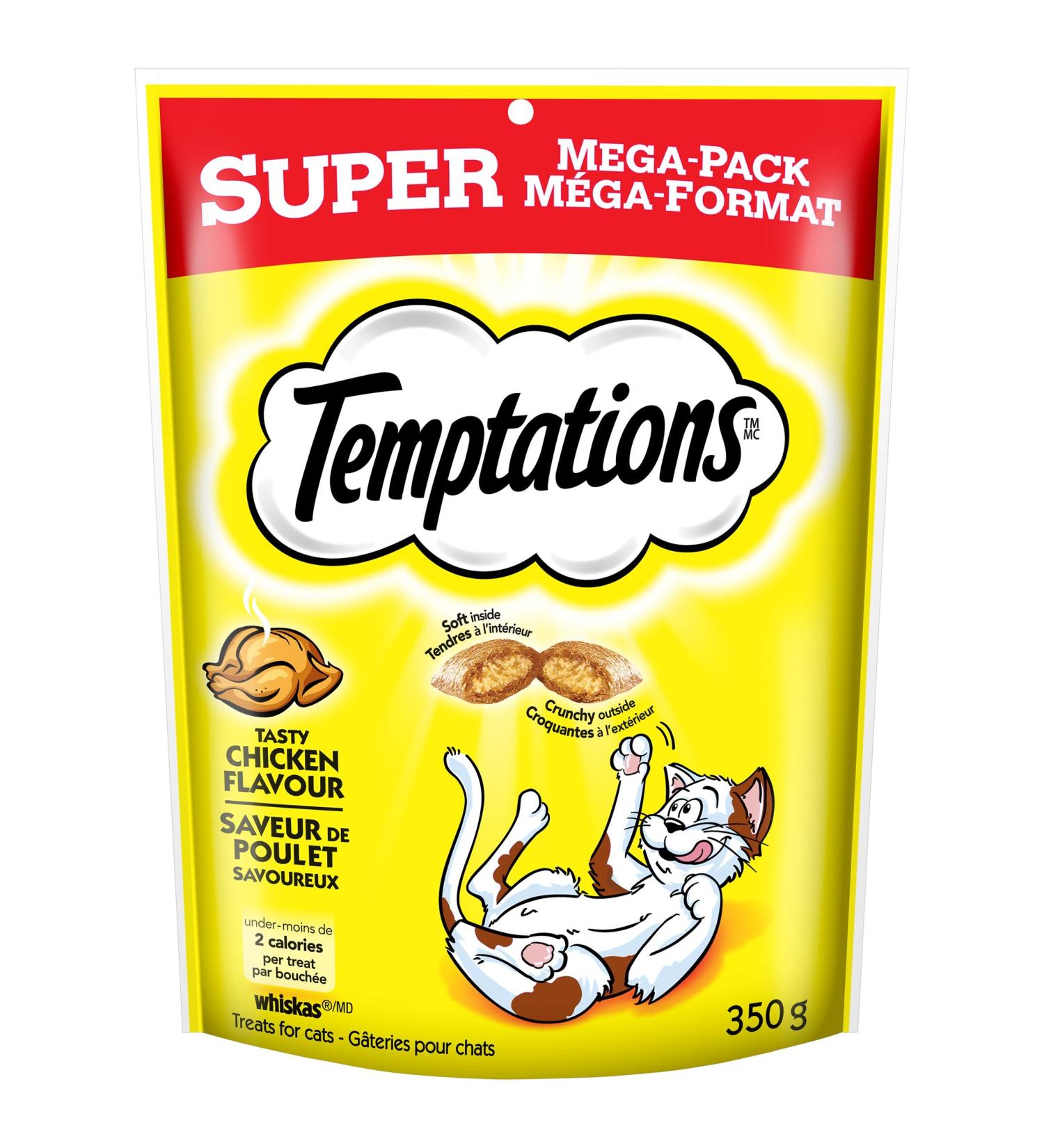 Temptations Adult Cat Treats Tasty Chicken Flavour 350g Pouch 350 g (Pack of 1) Chicken Cat Treats - Buy Online on GoSupps.com