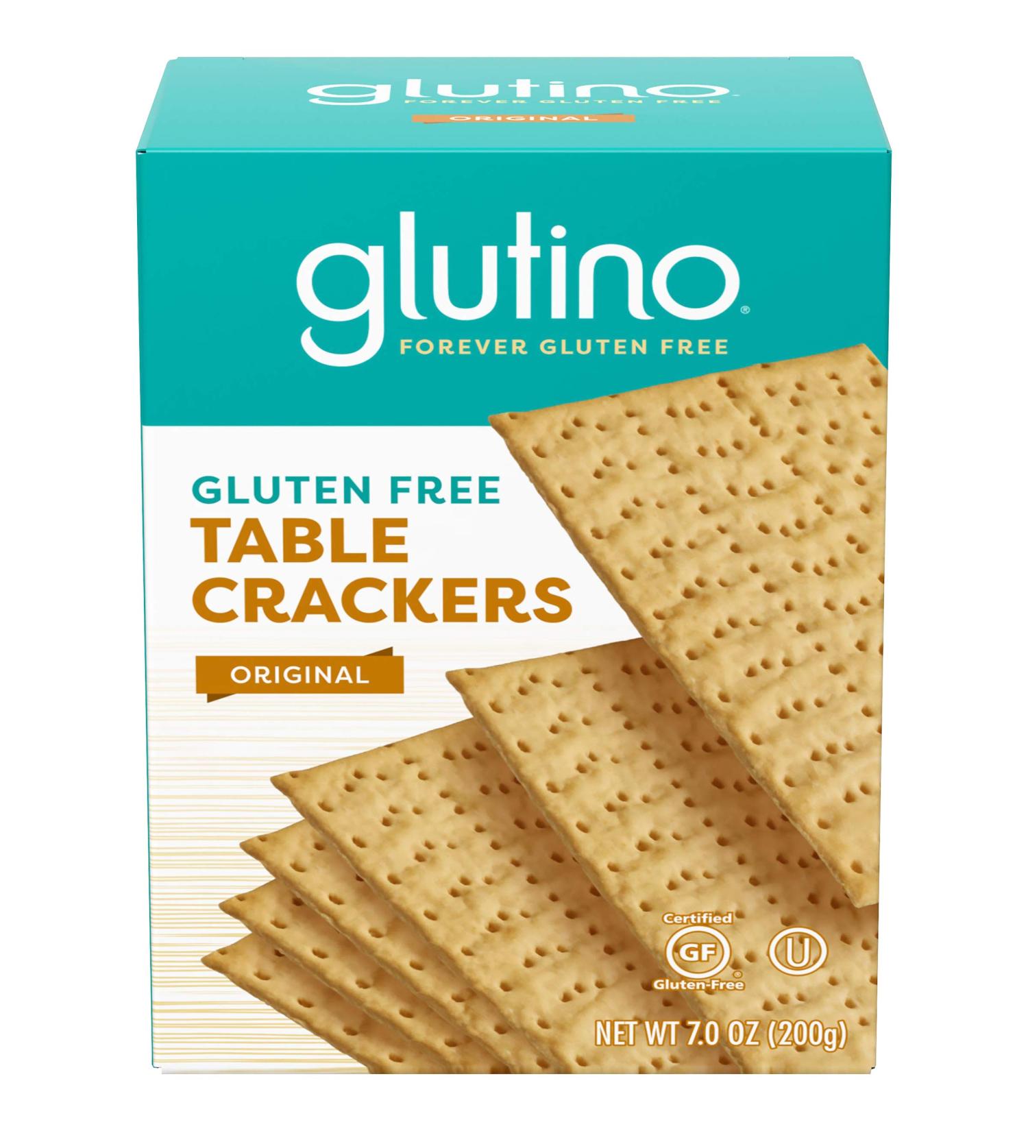 Glutino Premium Squares Gluten Free Table Crackers, Original 7 oz - Pack of 1 - Buy Online on GoSupps.com