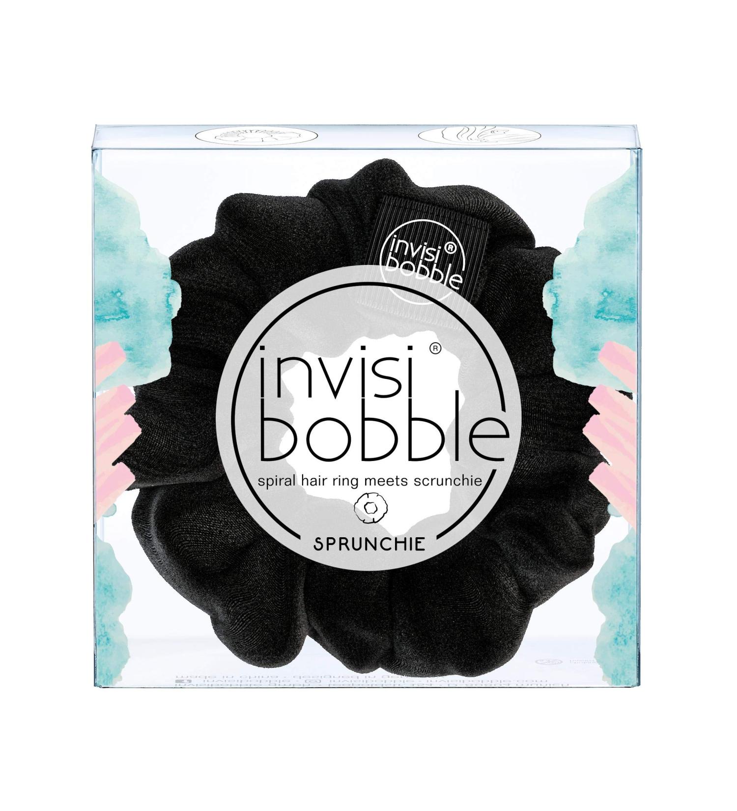 Invisibobble True Black Scrunchy Hair Tie - Strong Support for Women & Girls | Munich Design Velvet Cherry Blossom - Buy Online on GoSupps.com