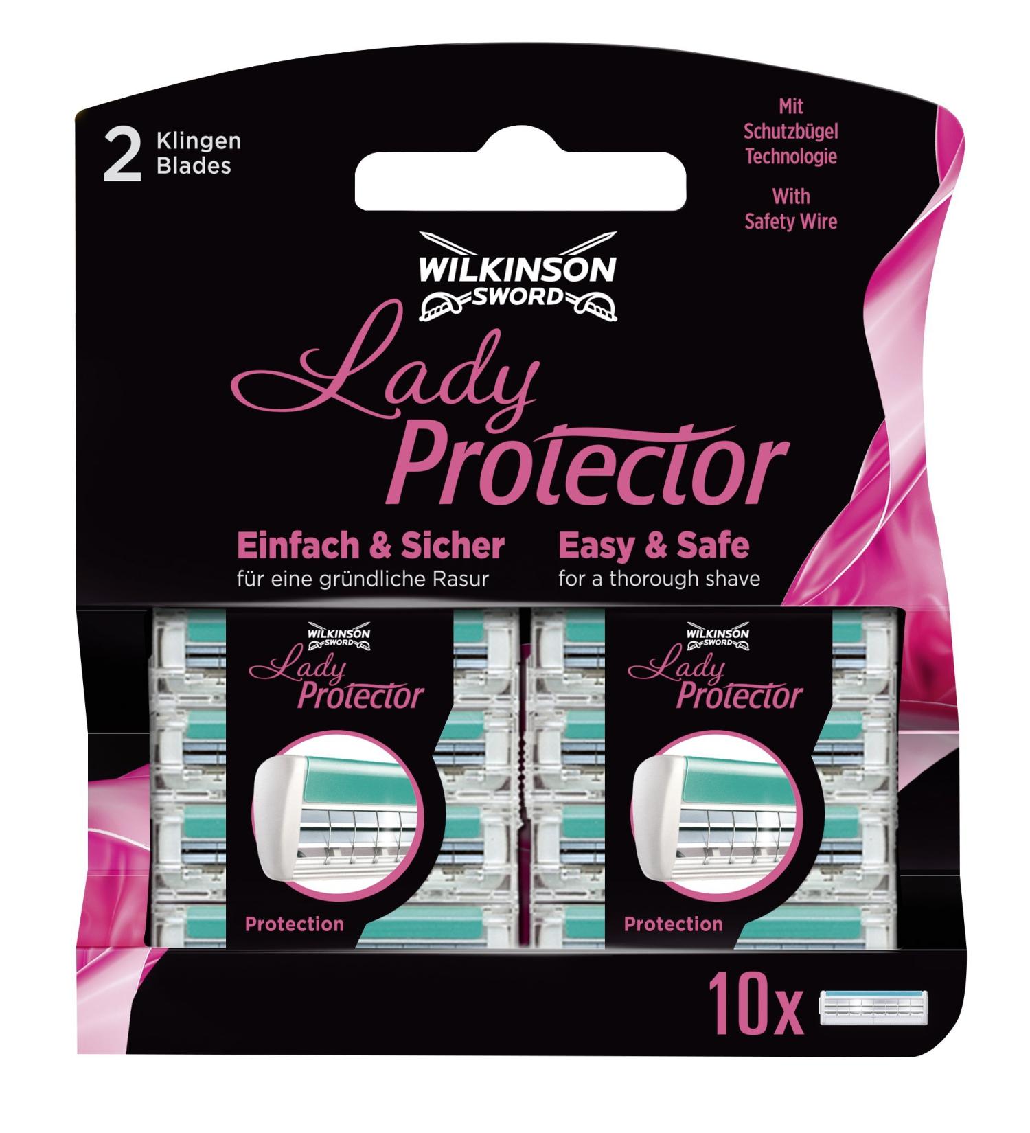 Wilkinson Sword Lady Protector Razor Blades for Women 10 pcs