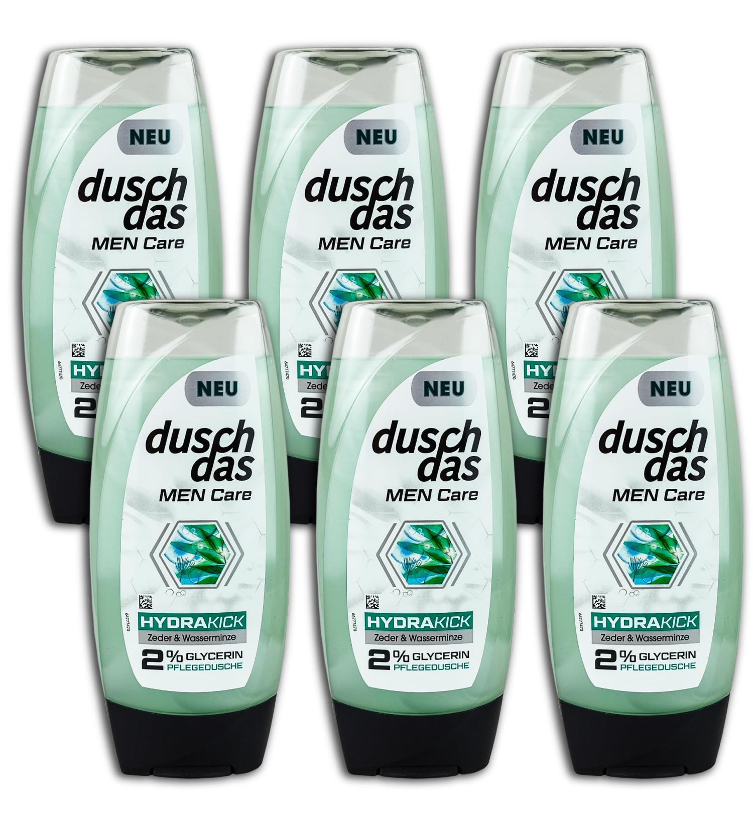 Duschdas Duschdas Men Hydra Kick Shower Gel 6 x 225 ml