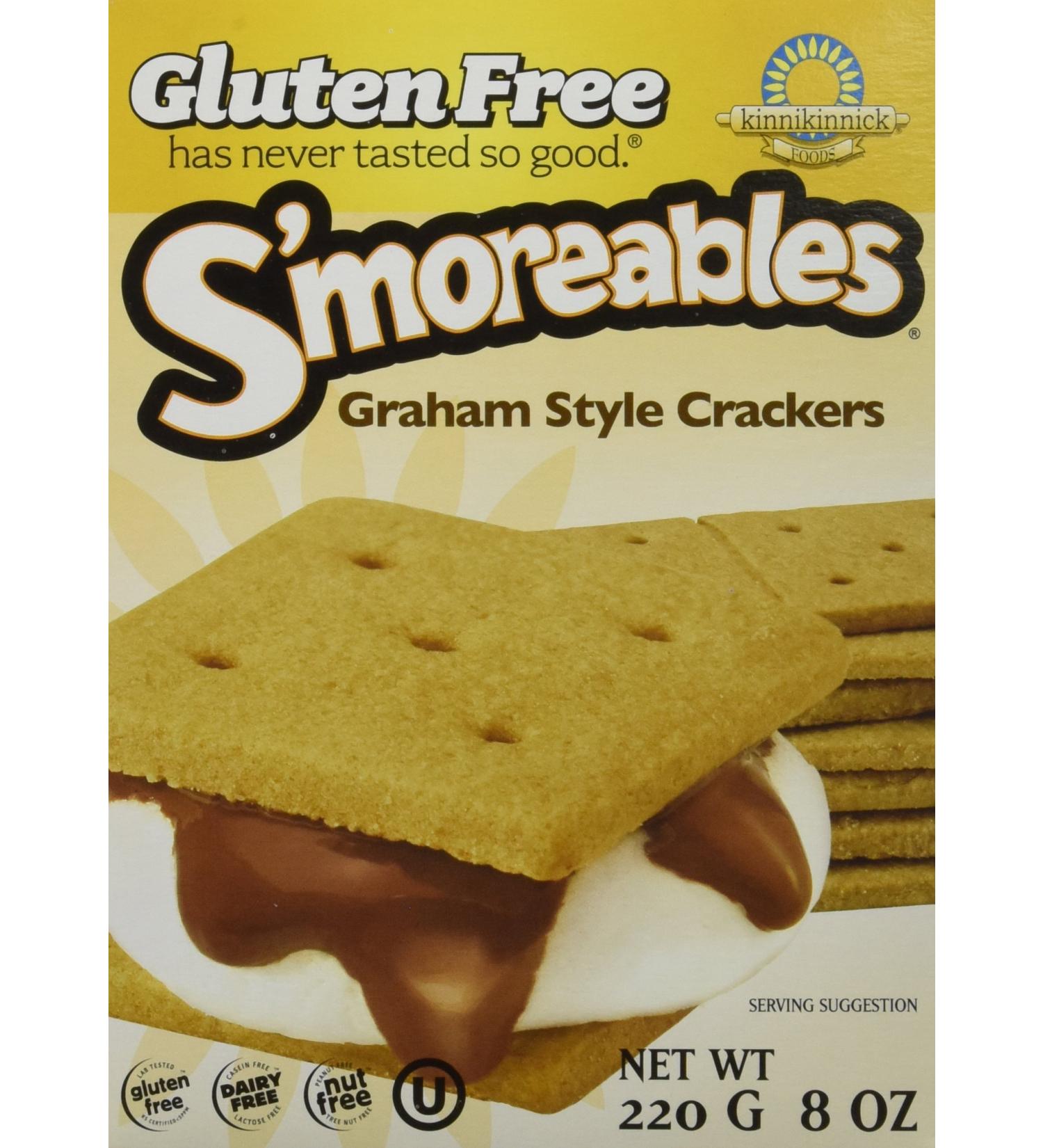 Kinnikinnick S'moreable Graham Cracker 8 OZ - Pack of 3 - Buy Online on GoSupps.com