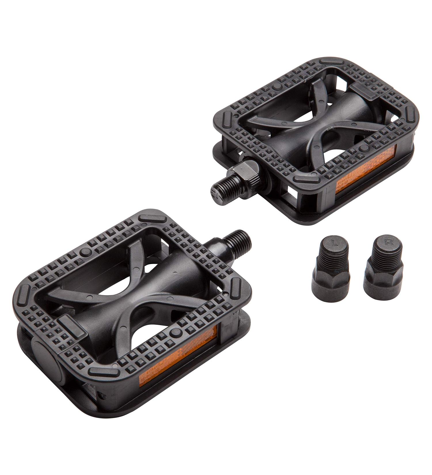 Schwinn Adult Replacement Bike Pedals - 9/16 Inch Compatible - Fits Most Adult Bikes - Multiple Colors - Buy Online on GoSupps.com