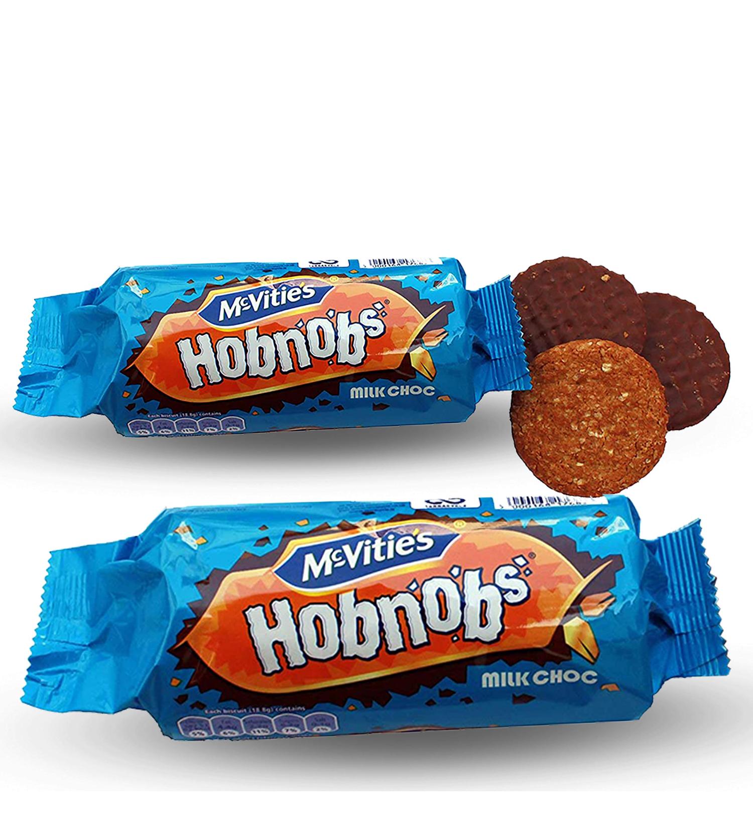 McVitie's Milk Chocolate Hobnobs 262g - Pack of 2