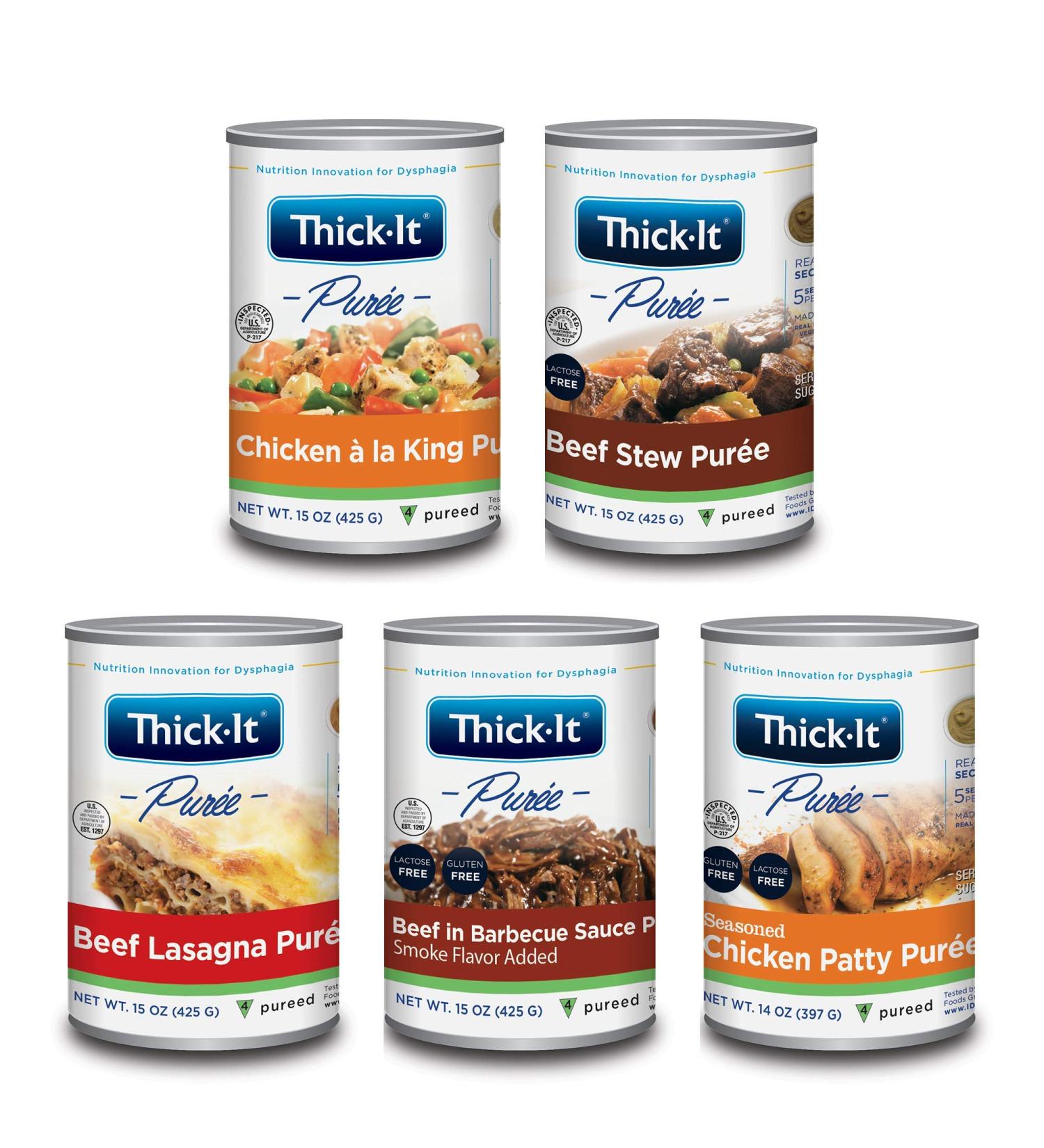 Thick-It Purees Protein Variety Pack - Mixed Case of 12 - Buy Online on GoSupps.com