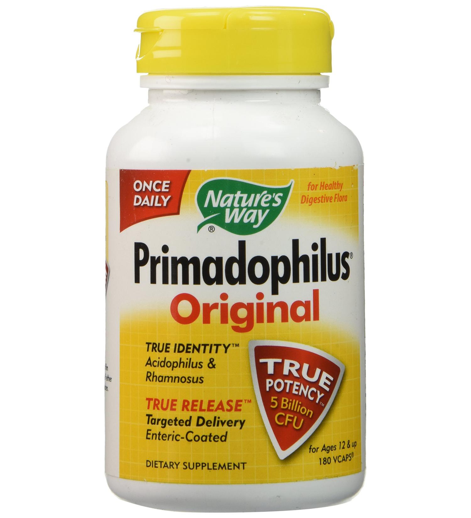 Primadophilus Probiotics - Nature's Way - 180 Veggie Capsules for Digestive Health - Buy Online on GoSupps.com