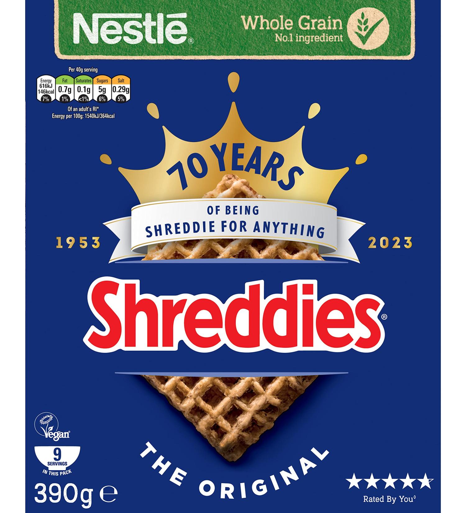 Nestl Nestle Shreddies The Original 390g Unflavored 390g