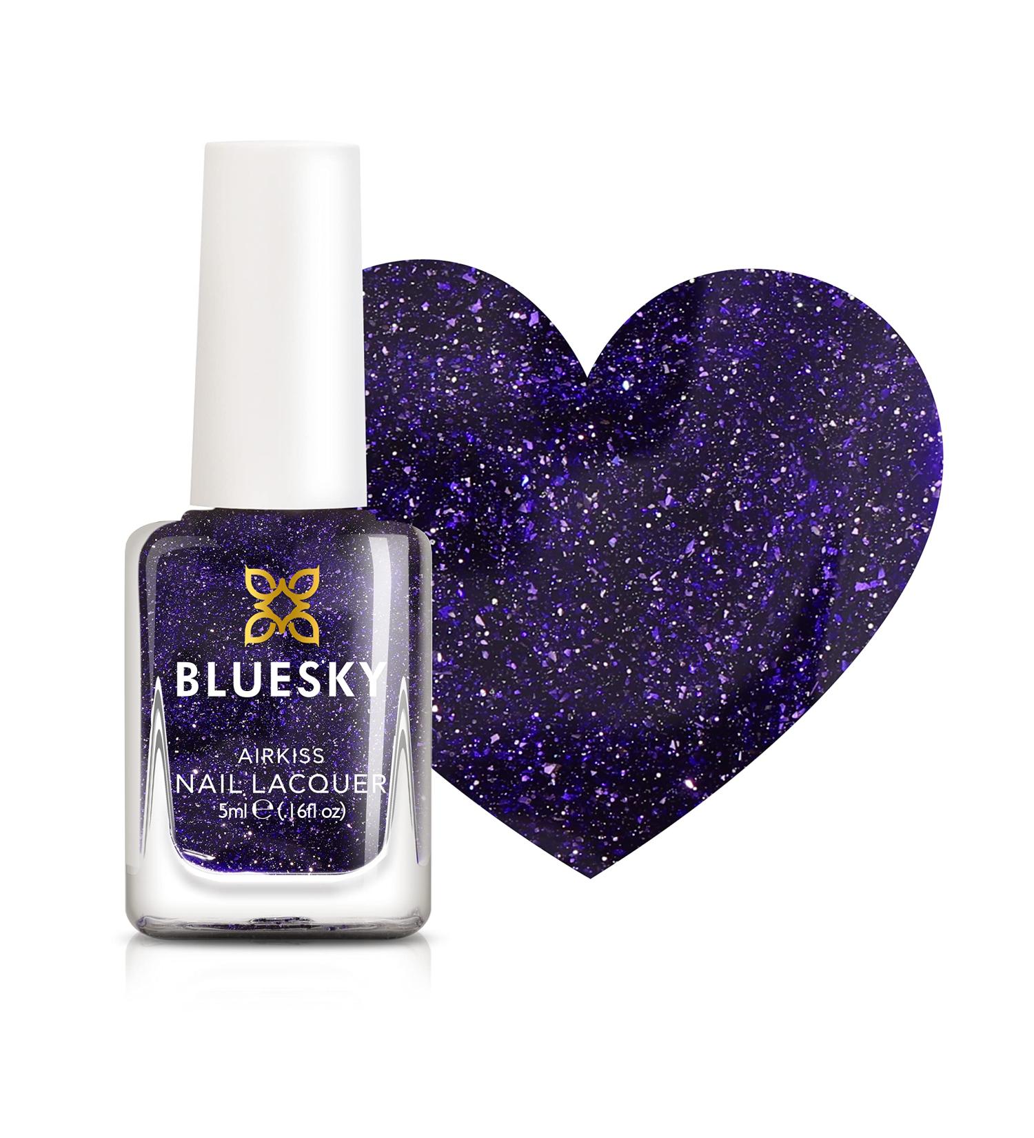 BlueSky Kids Nail Polish - Spotlight purple easy peel non-toxic water-based odorless - children's nail polish 5 ml pack of 1 - Buy Online on GoSupps.com