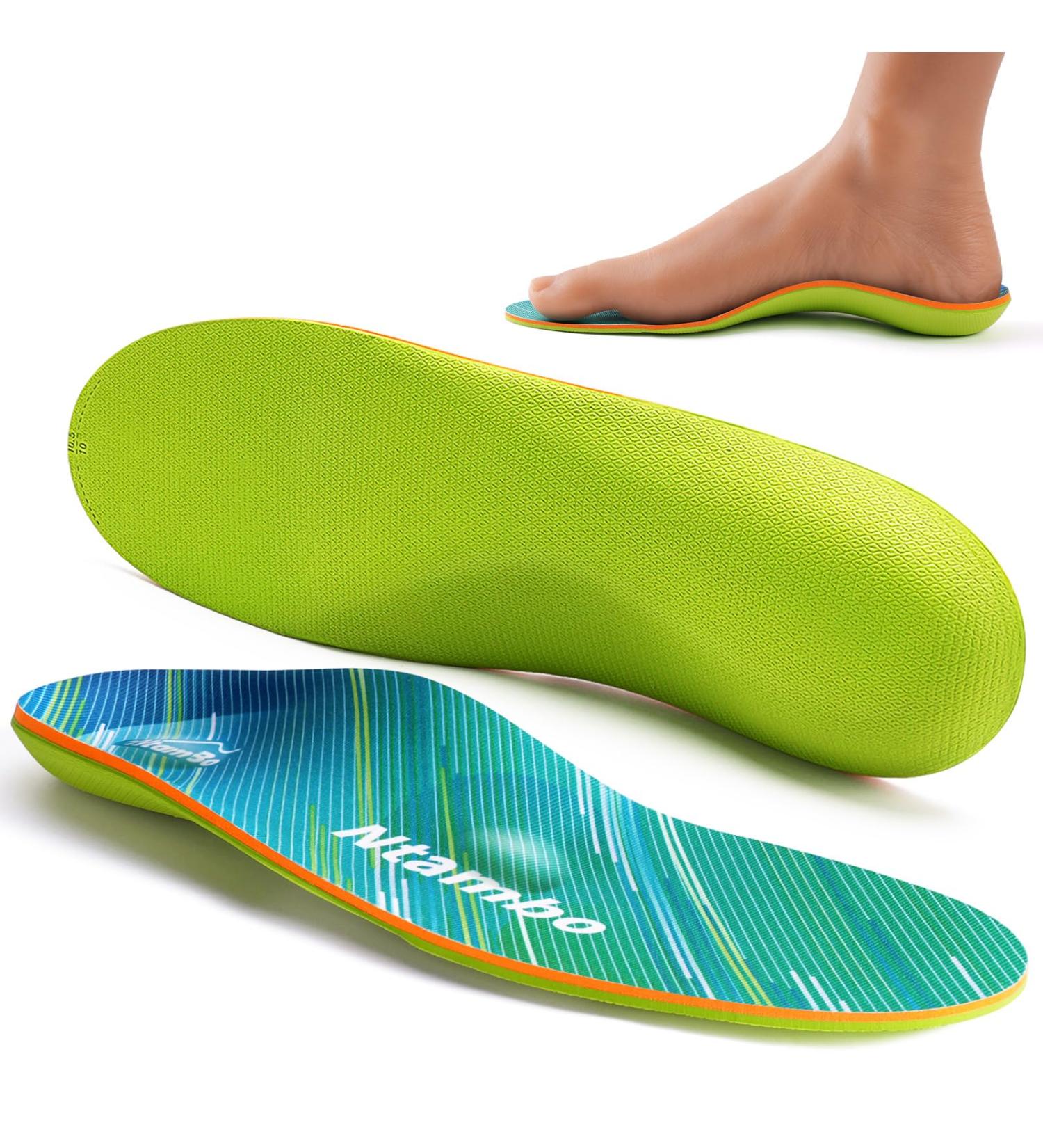Plantar Fasciitis Insoles for Men Women - Arch Support & Heel Pain Relief - UK 10-10.5 (29CM/11.42 ) - Buy Online on GoSupps.com