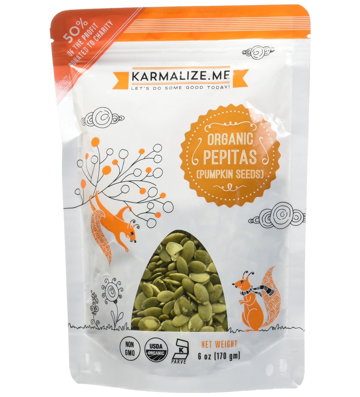 Organic Raw Pepitas - 0.02 Pound | Nutrient-Rich Pumpkin Seeds for Healthy Snacking | International Shipping Available - Buy Online on GoSupps.com