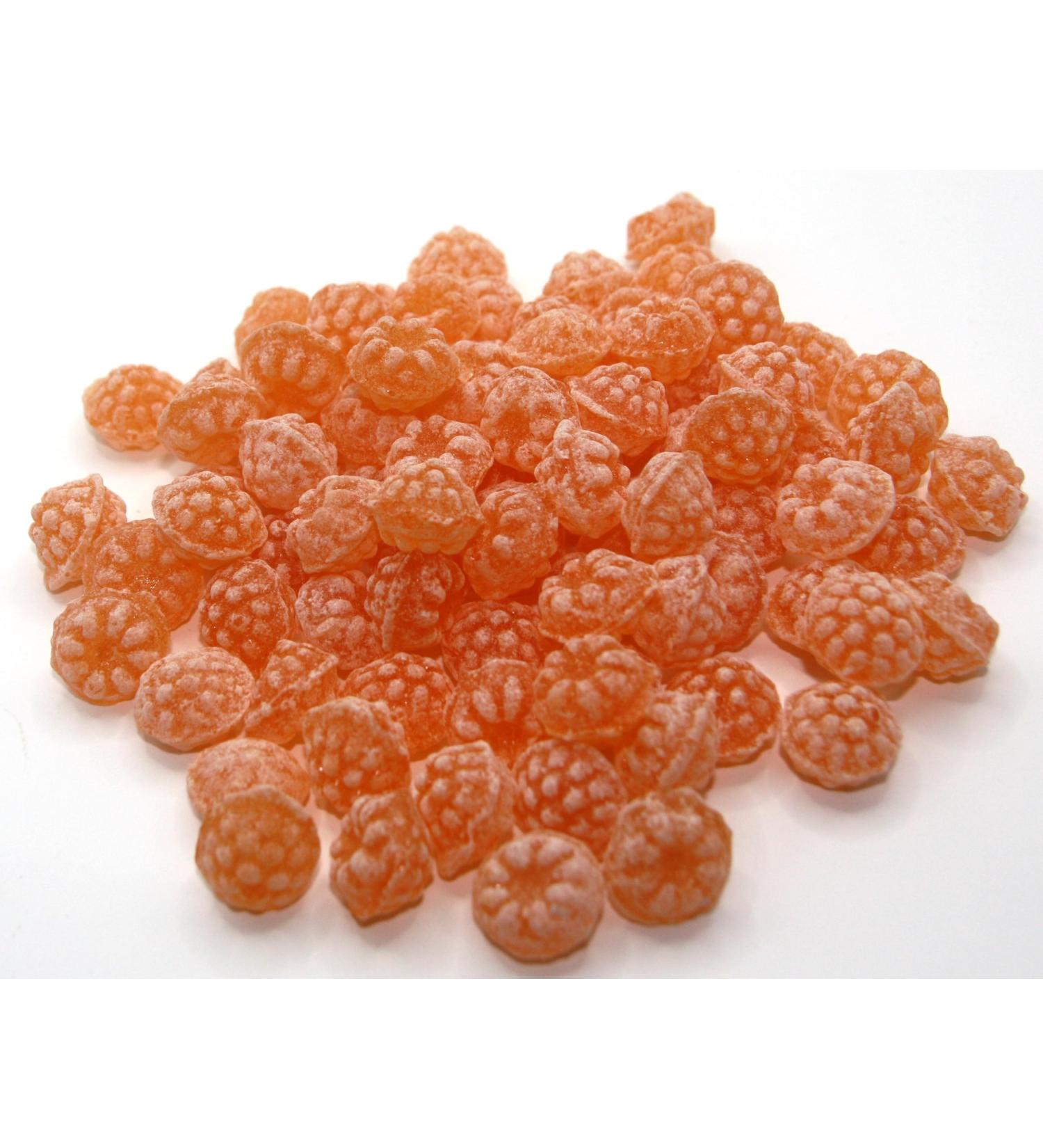5 kg orange sweets (berry shape) from fairground sweets