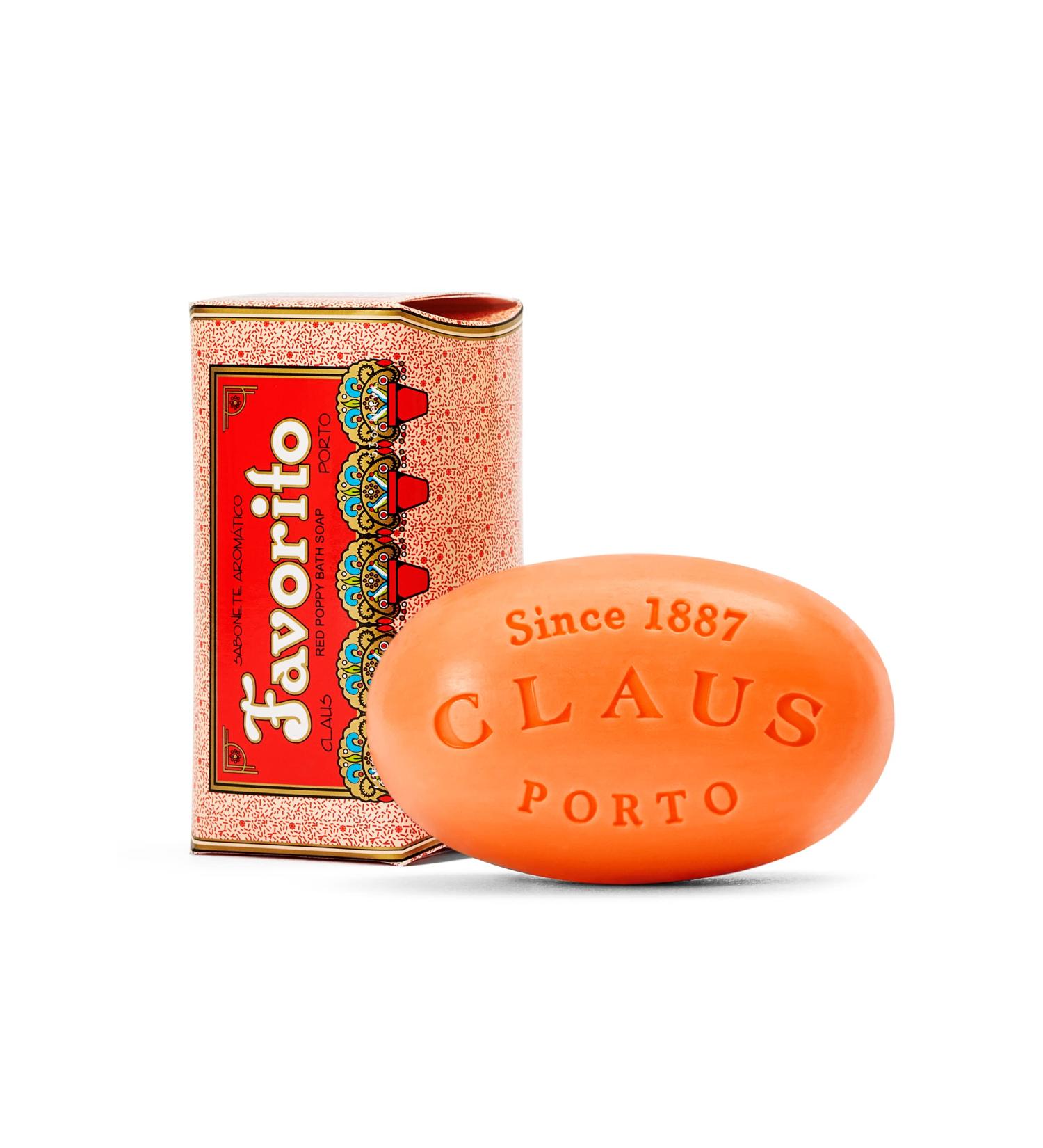 Claus Porto Oz Red Poppy Soap 5.3oz - Luxurious Bar Soap for a Refreshing Cleanse - Buy Online on GoSupps.com