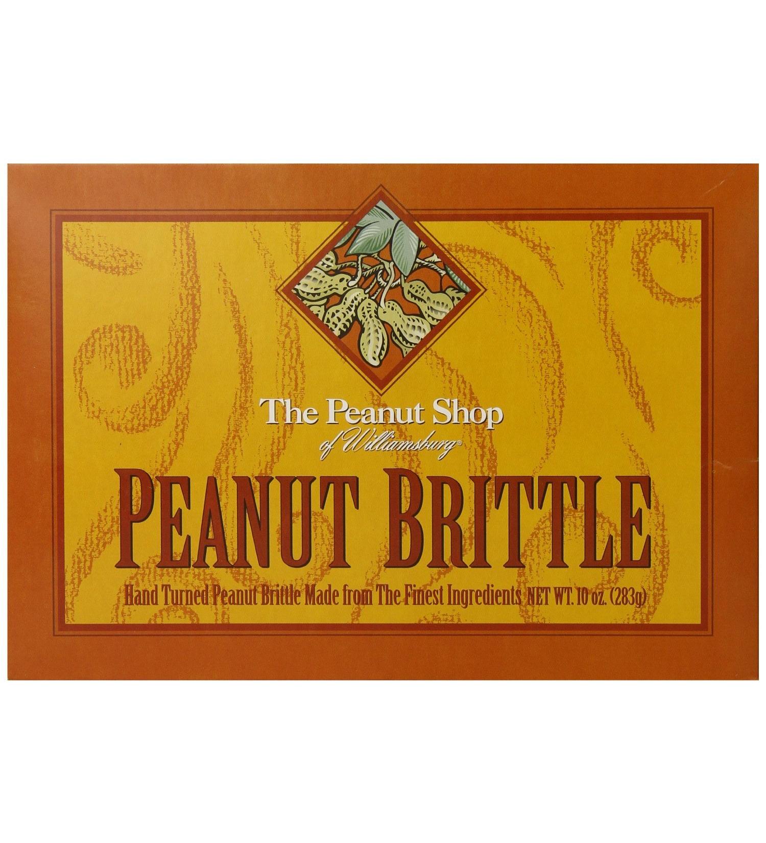 Buy Homestyle Peanut Brittle Box - 10 oz | The Peanut Shop of Williamsburg - International Shipping Available - Buy Online on GoSupps.com