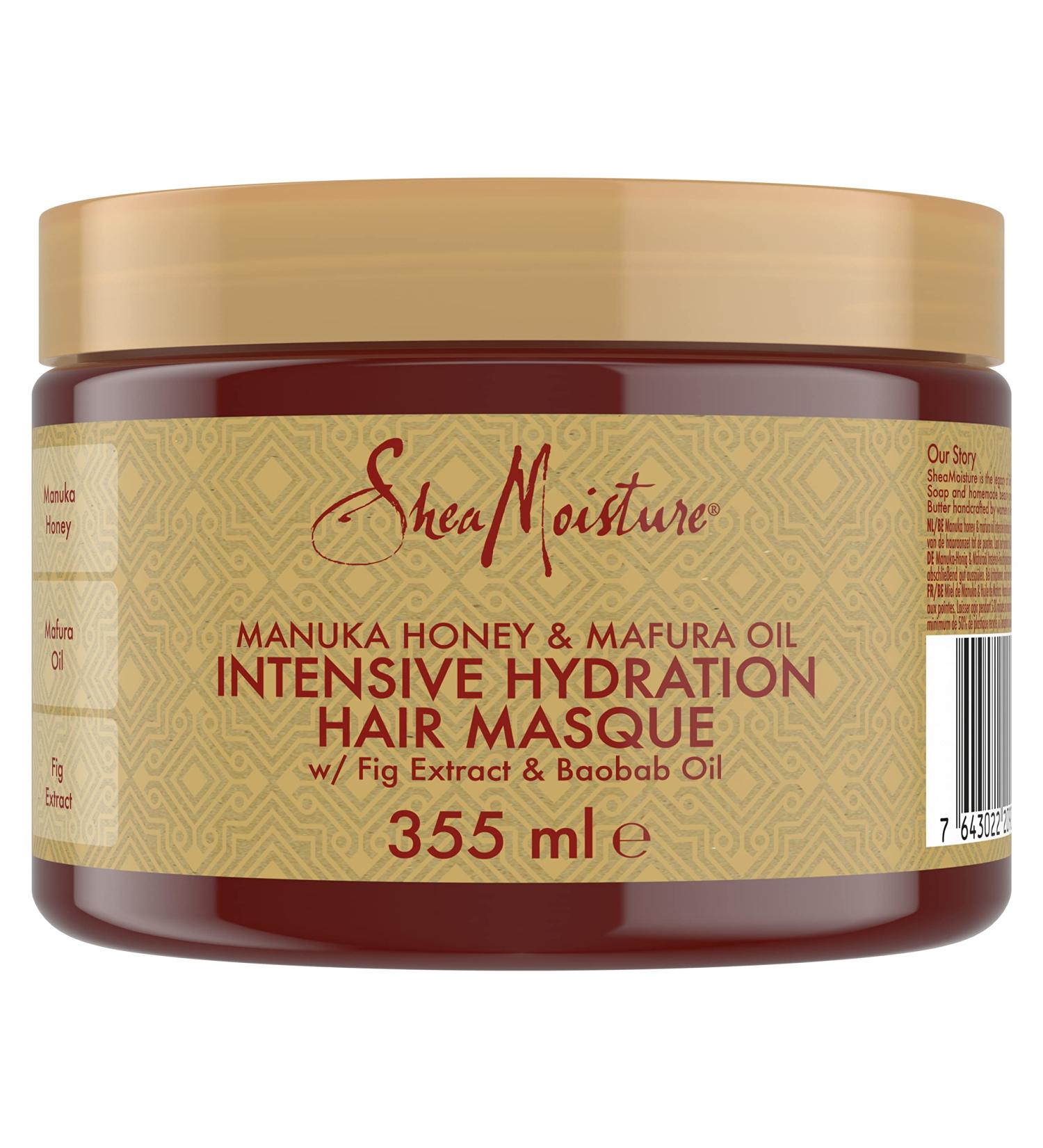 SHEA MOISTURE Manuka Honey & Mafura Oil Intensive Hydration Hair Mask - 355ml | Sulphate & Silicone Free - Buy Online on GoSupps.com