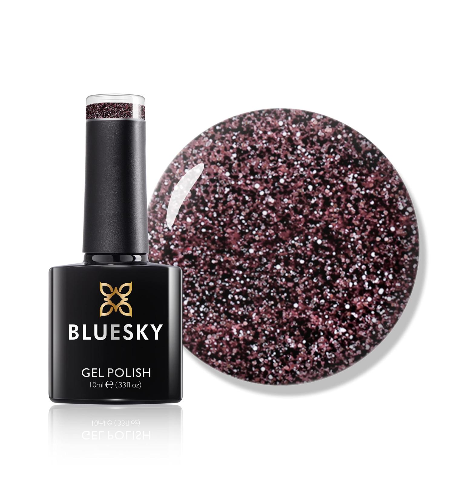 Bluesky Gel Nail Polish Generous Aw19 Pink Glitter Long Lasting Chip Resistant 10 ml (Requires Drying Under UV LED Lamp) - Buy Online on GoSupps.com