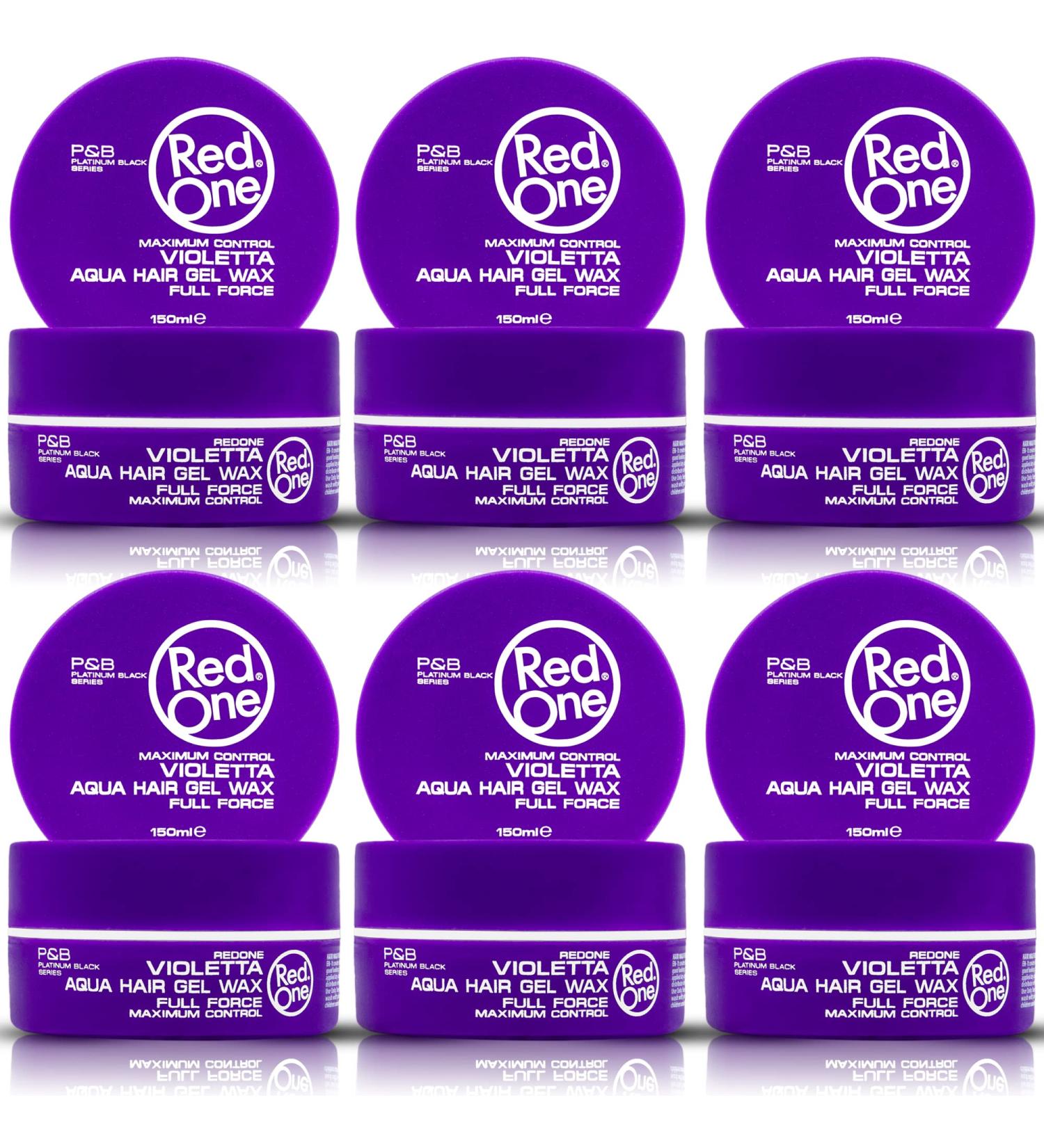 RedOne Cire coiffante Violetta | Forte tenue | Cire gel capillaire | Ultra Hold | Parfum lavande | Cire capillaire pour homme et femme | Contr le maximal - Buy Online on GoSupps.com