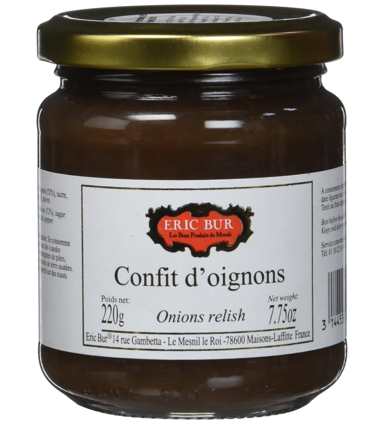 ERIC BUR Onion Confit 220 g - Pack of 3 - Buy Online on GoSupps.com
