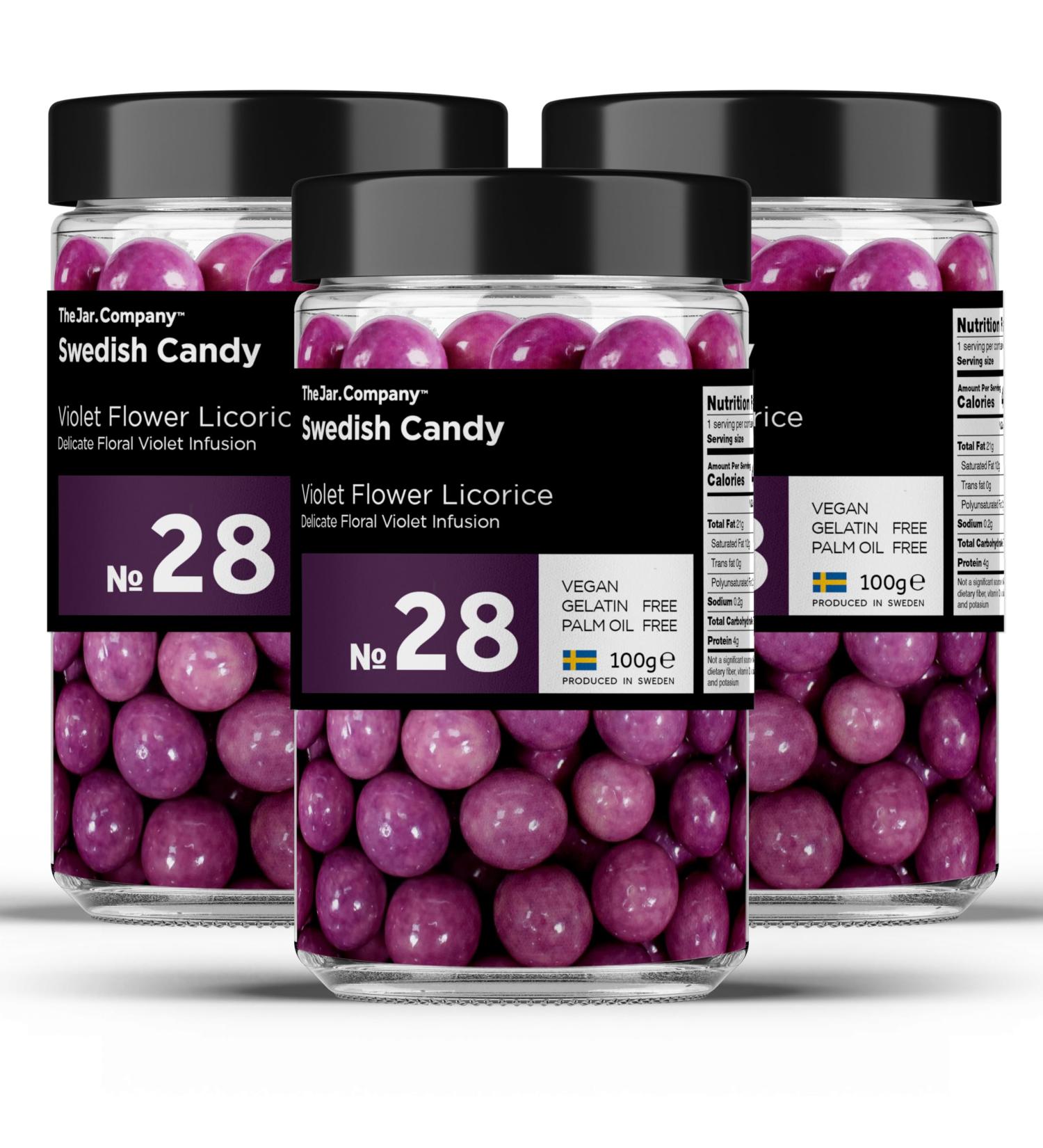 TheJar.Company - Swedish Candy - 28 - Violet Flower Licorice