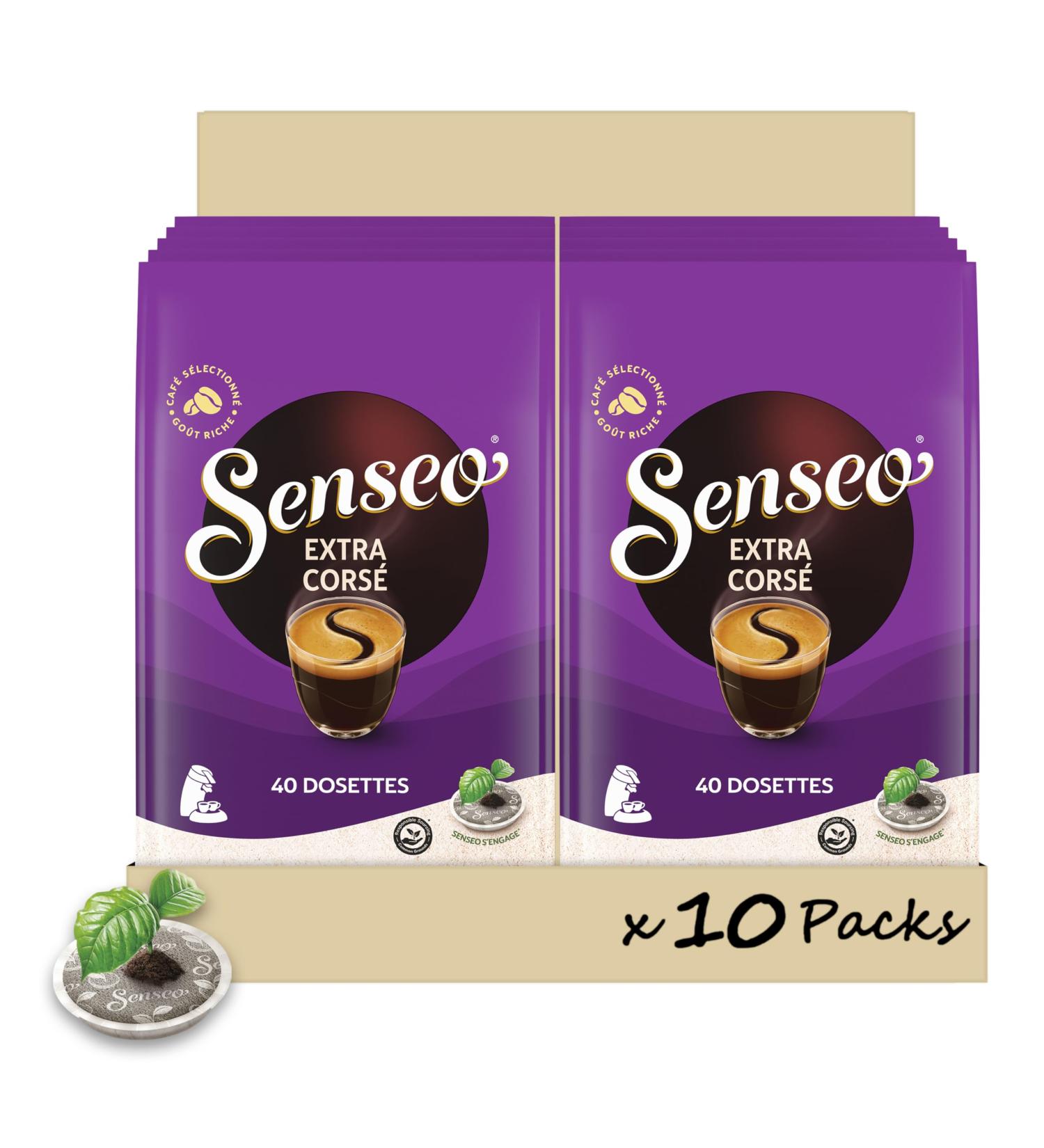  Senseo Senseo Coffee 400 Extra Strong Pods (Pack of 10 x 40) - Buy Online on GoSupps.com