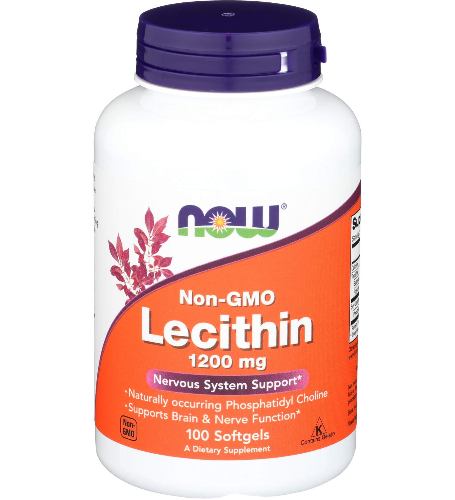 Now Foods Lecithin 19 Grain 1200 mg - 100 Softgels - Buy Online on GoSupps.com