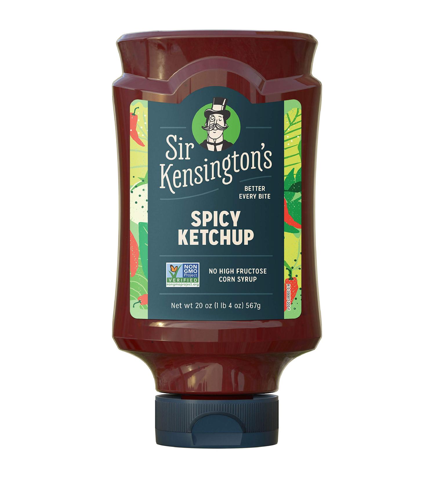 Sir Kensington's Spicy Ketchup | Whole Tomatoes | No High Fructose Corn Syrup | Gluten Free | Non-GMO | 20 oz - Buy Online on GoSupps.com